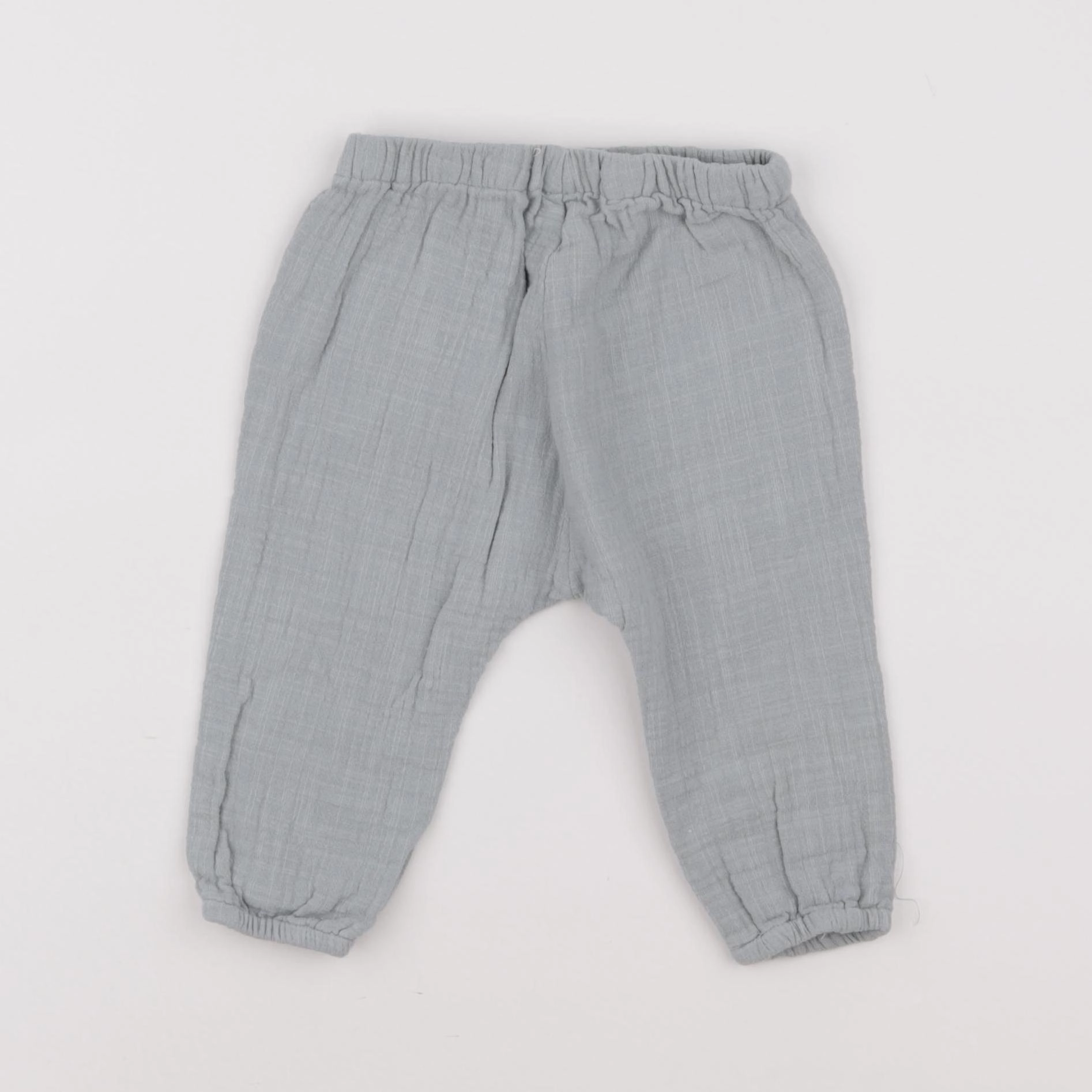 Zara - sarouel bleu - 6/9 mois