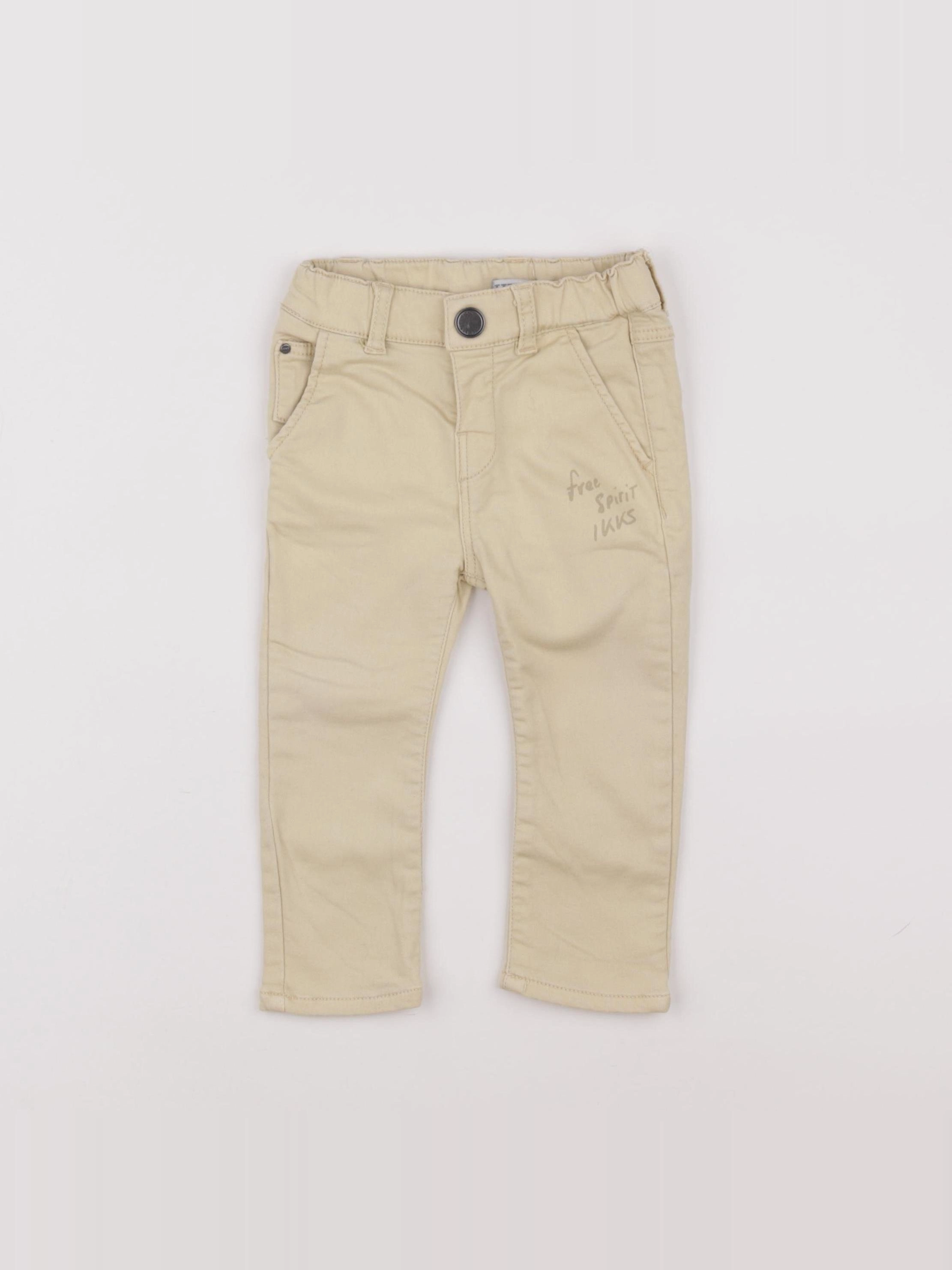 IKKS - pantalon jaune - 18 mois