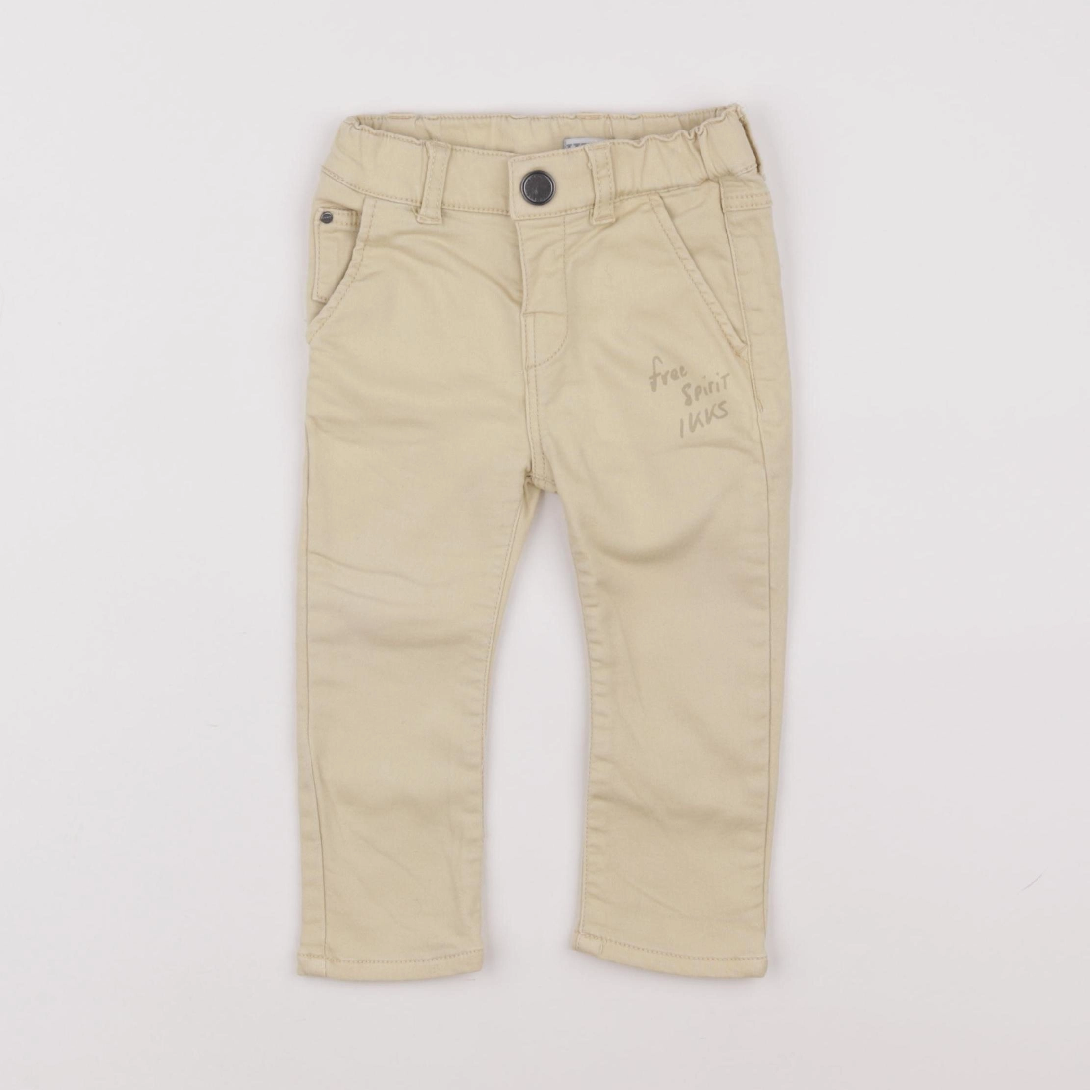 IKKS - pantalon jaune - 18 mois