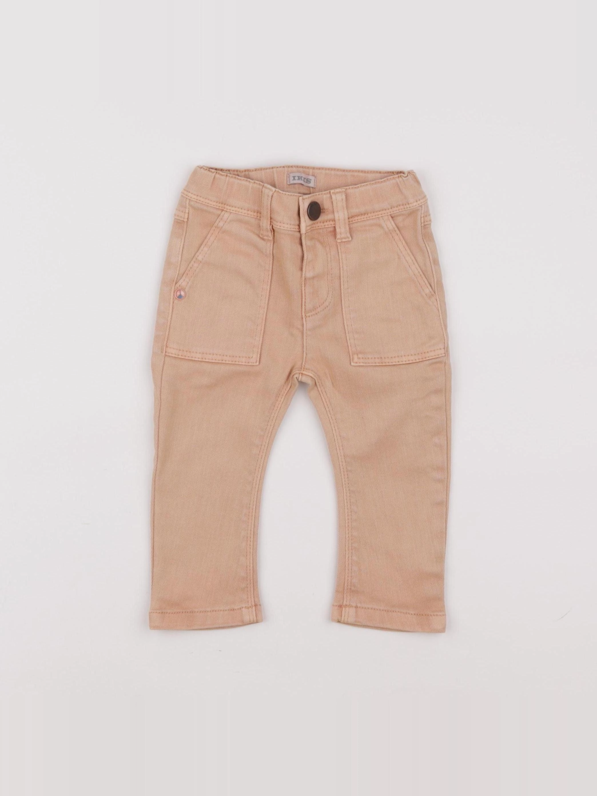 IKKS - pantalon orange - 12 mois