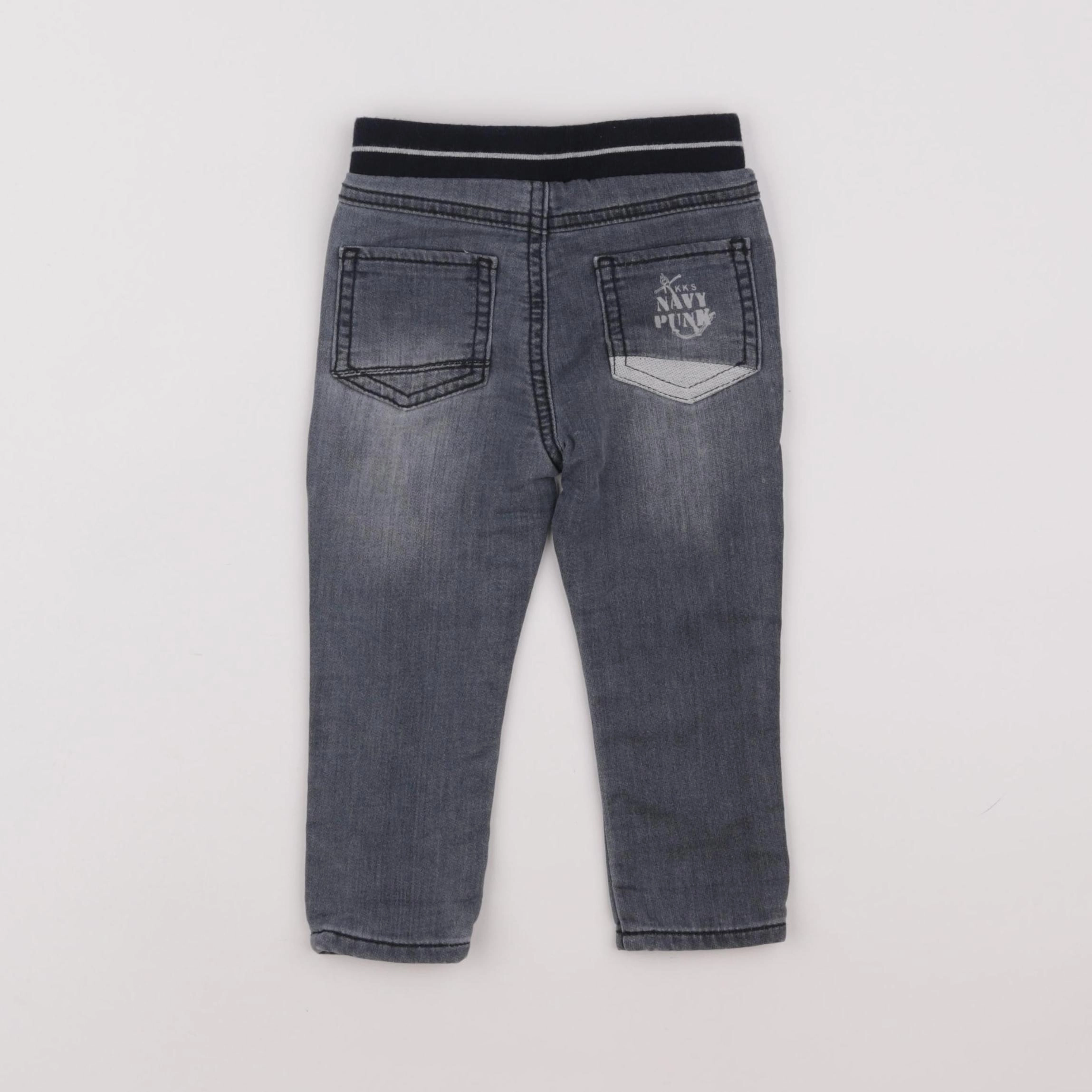 IKKS - pantalon gris - 18 mois