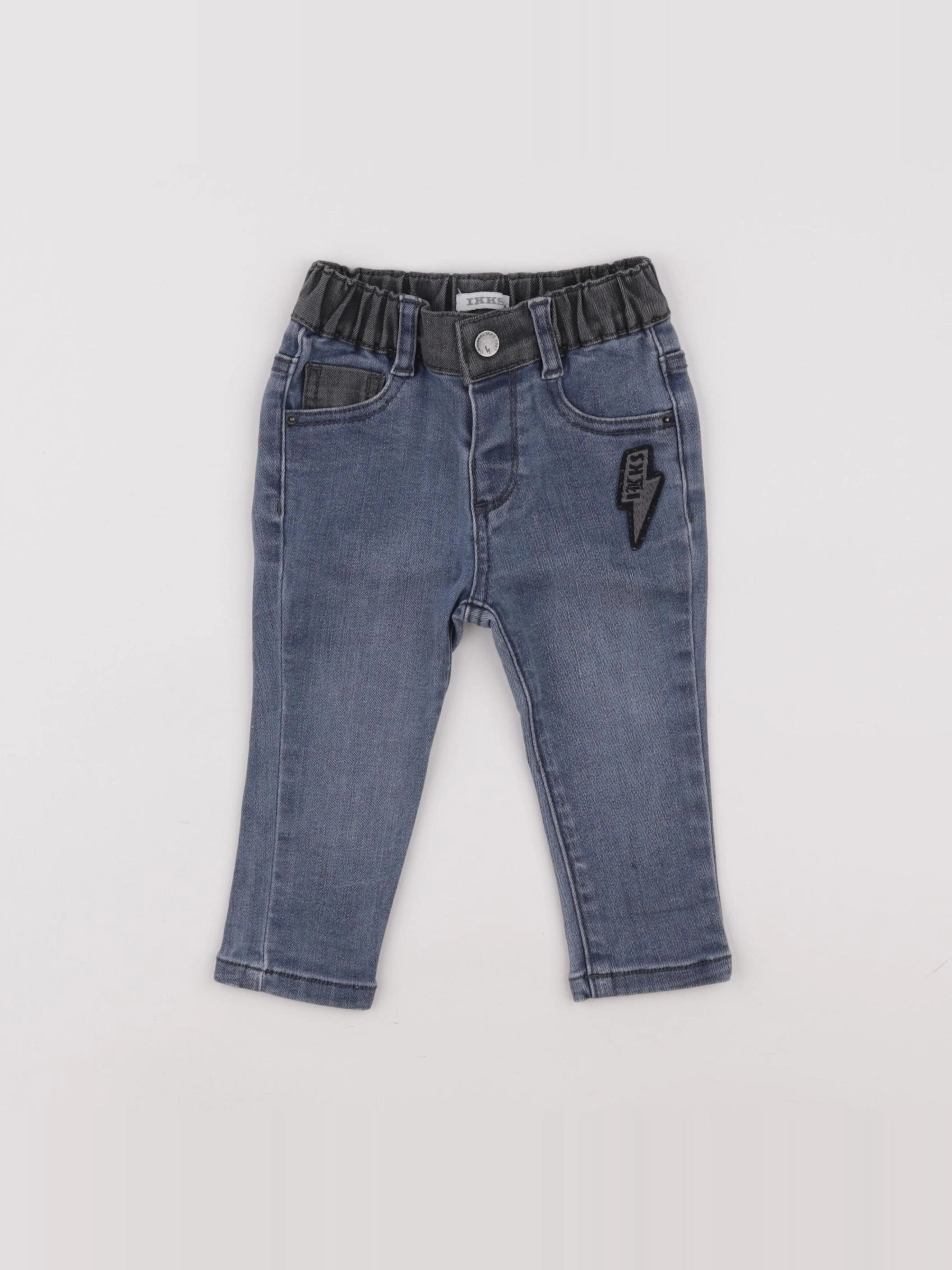 IKKS - jean bleu - 12 mois