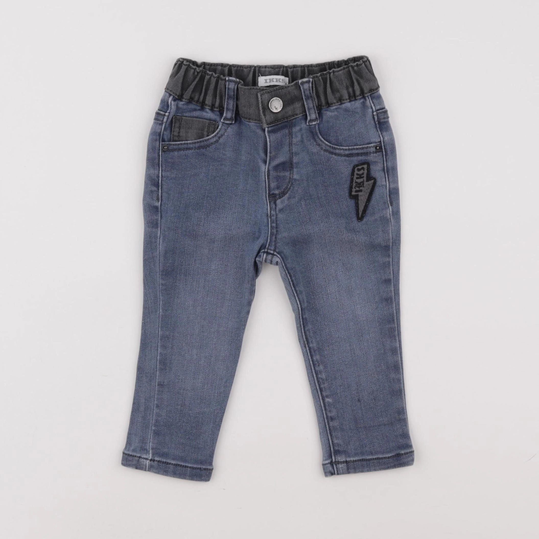 IKKS - jean bleu - 12 mois