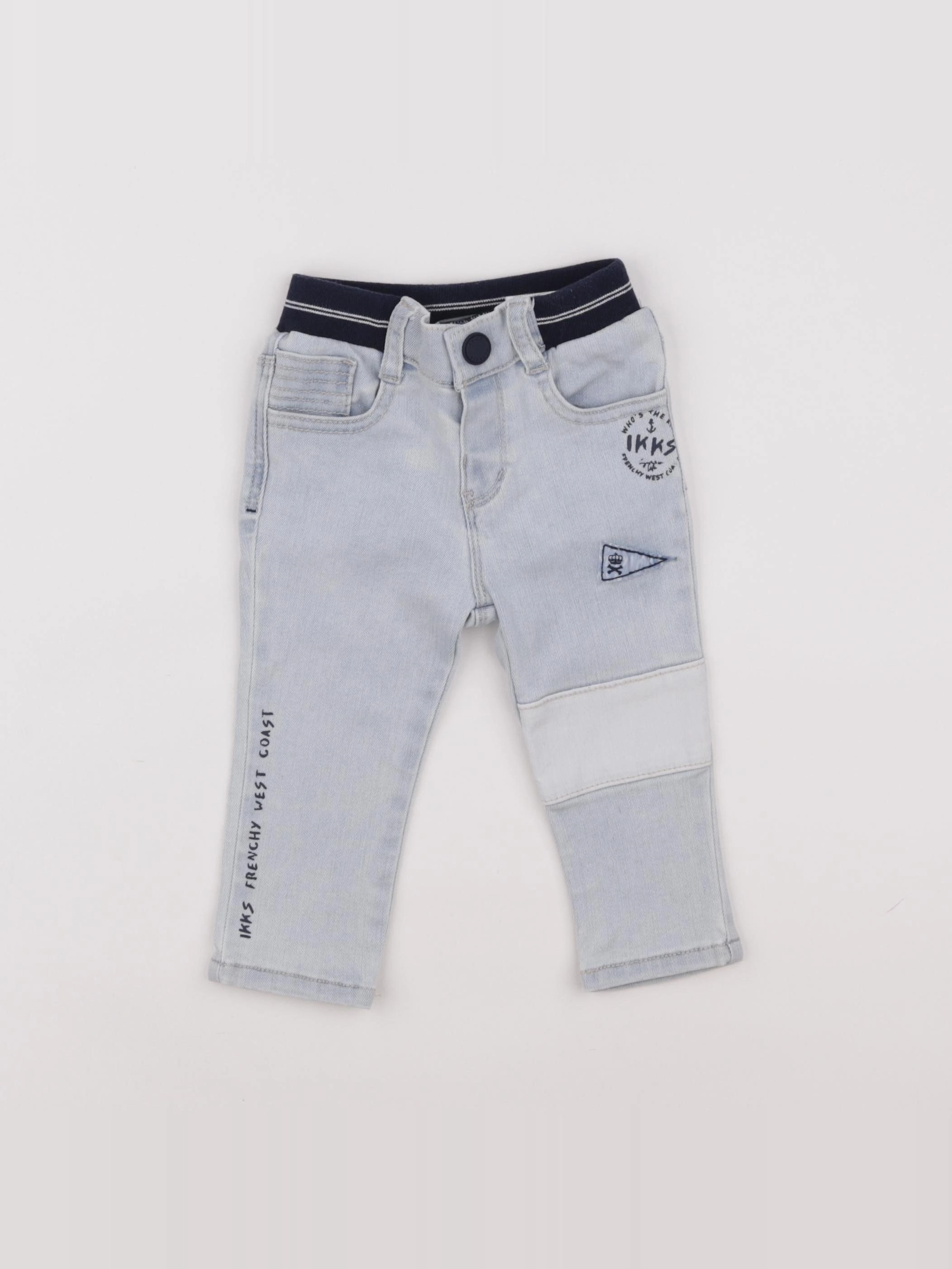 IKKS - jean bleu - 12 mois