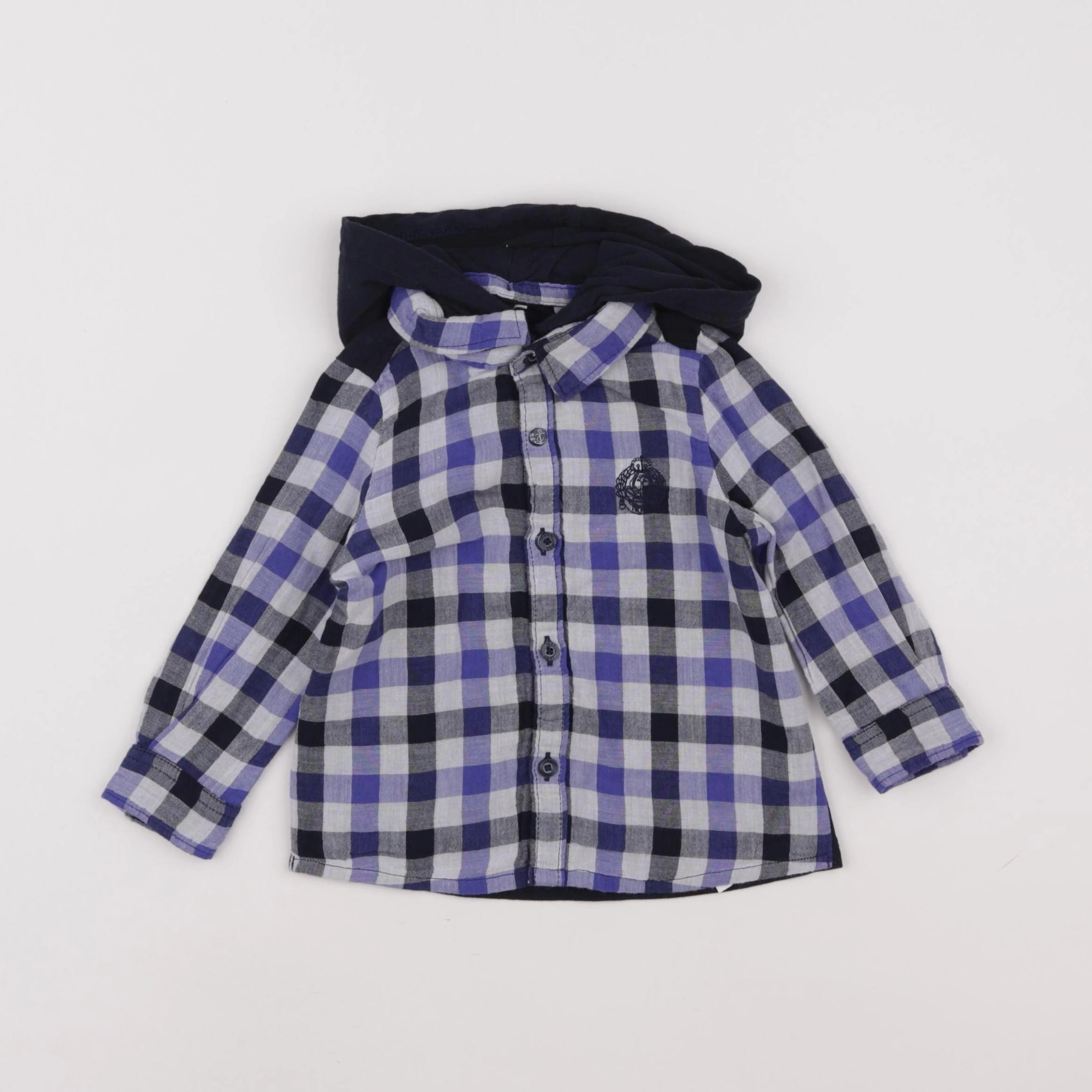 IKKS - chemise bleu - 12 mois