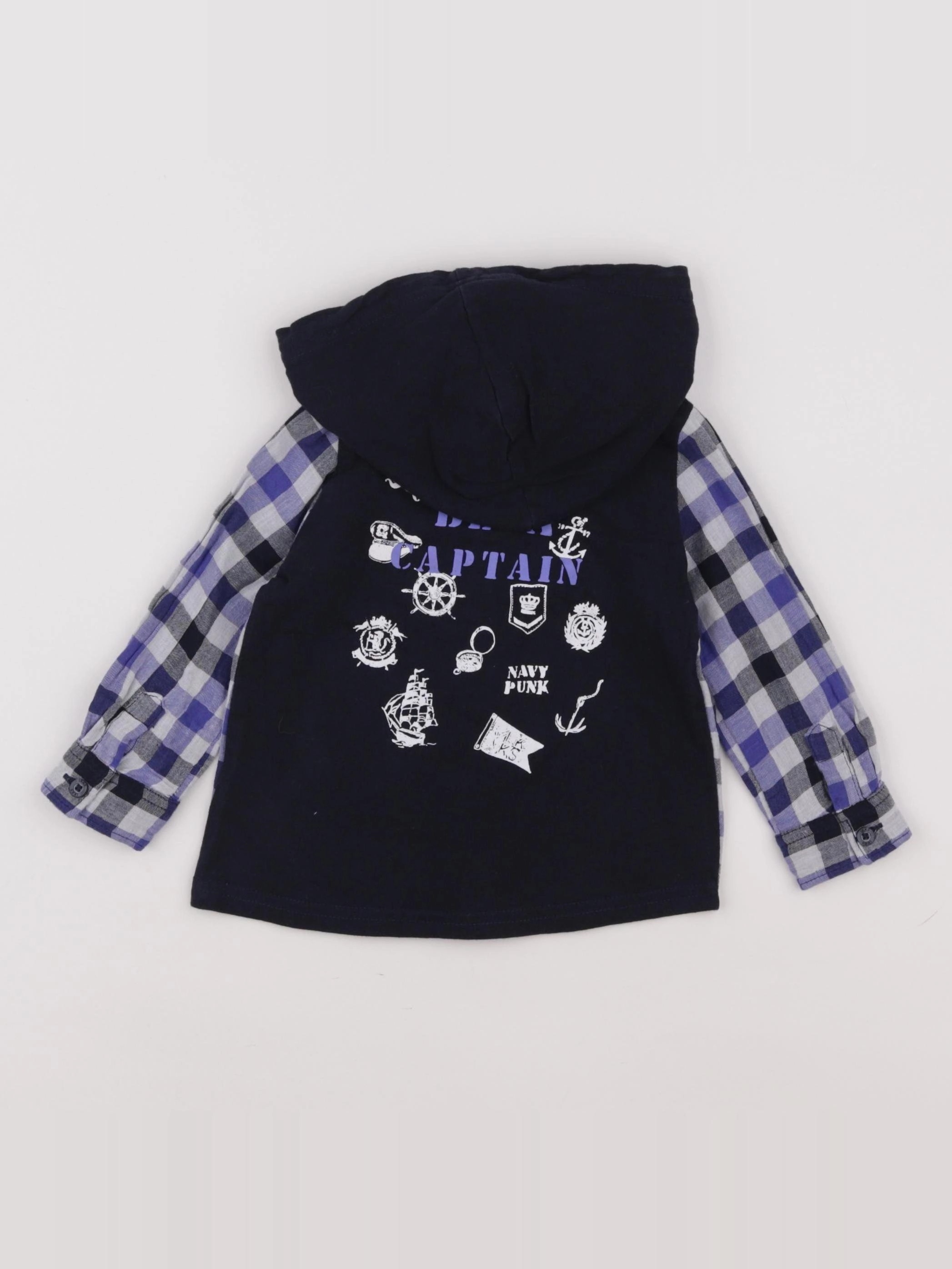 IKKS - chemise bleu - 12 mois