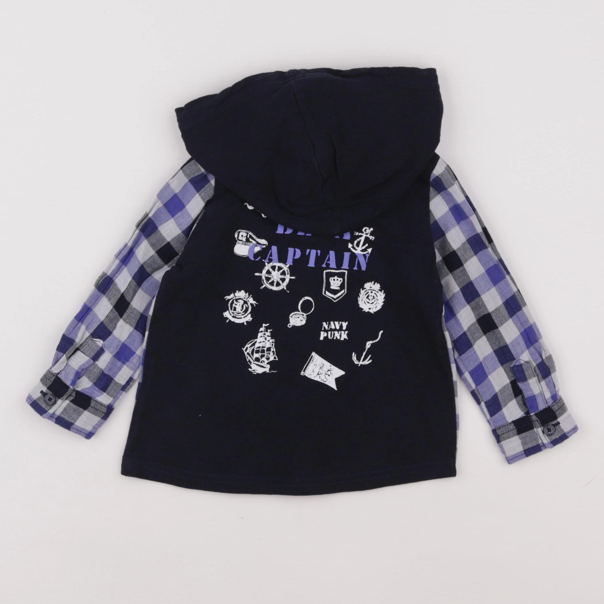 IKKS - chemise bleu - 12 mois