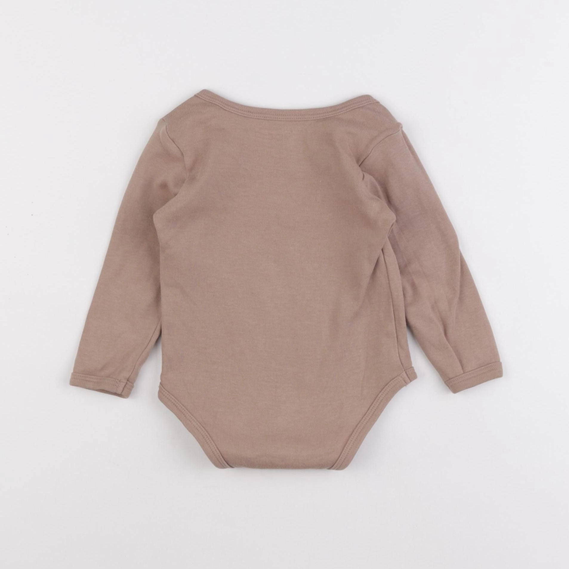 Vertbaudet - body marron - 12 mois