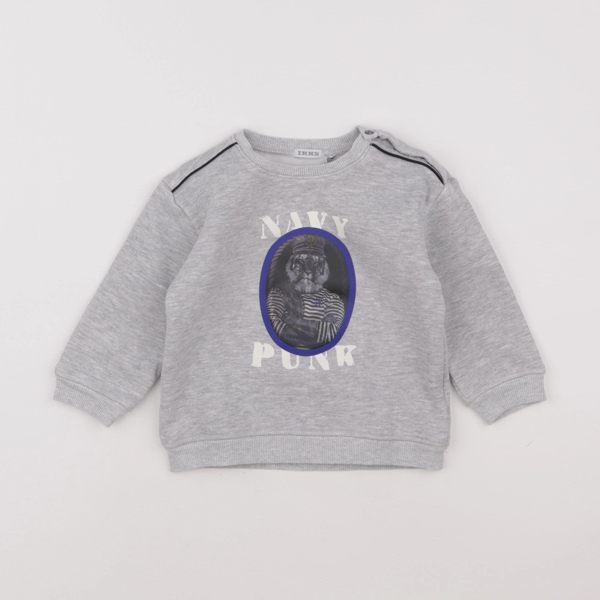 IKKS - sweat gris - 2 ans