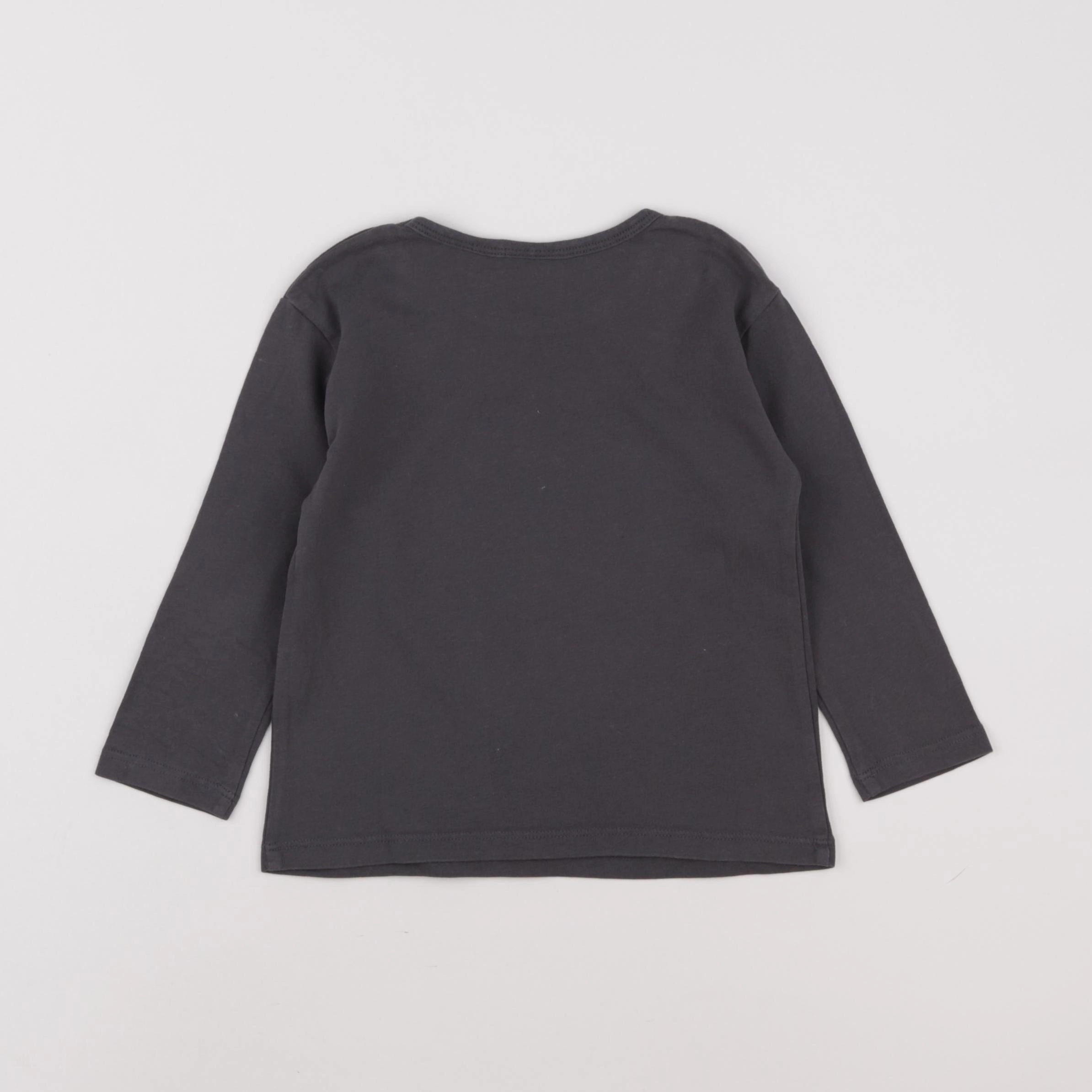 Zara - tee-shirt gris - 18/24 mois