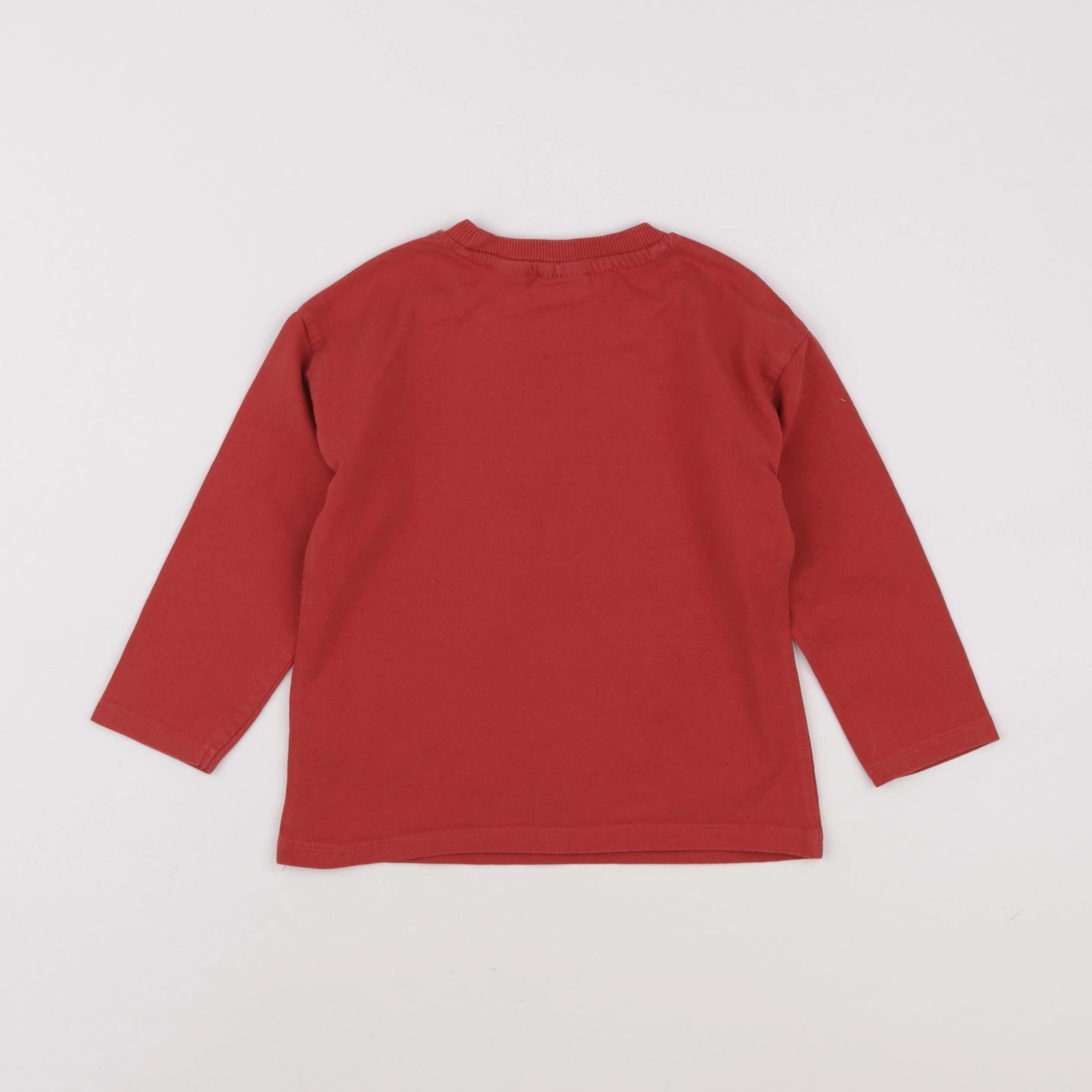 Zara - tee-shirt rouge - 18/24 mois