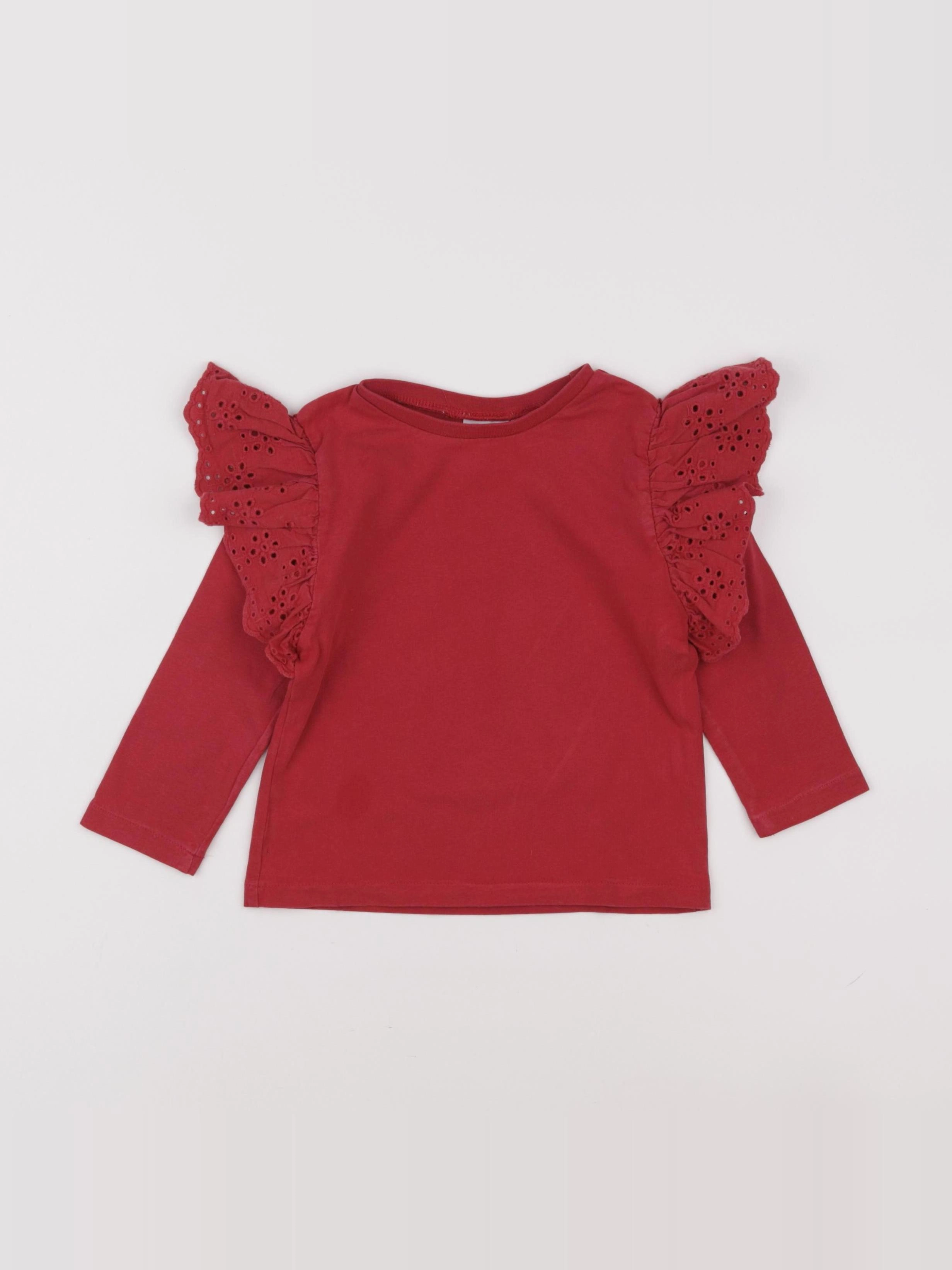 Zara - tee-shirt rouge - 18/24 mois