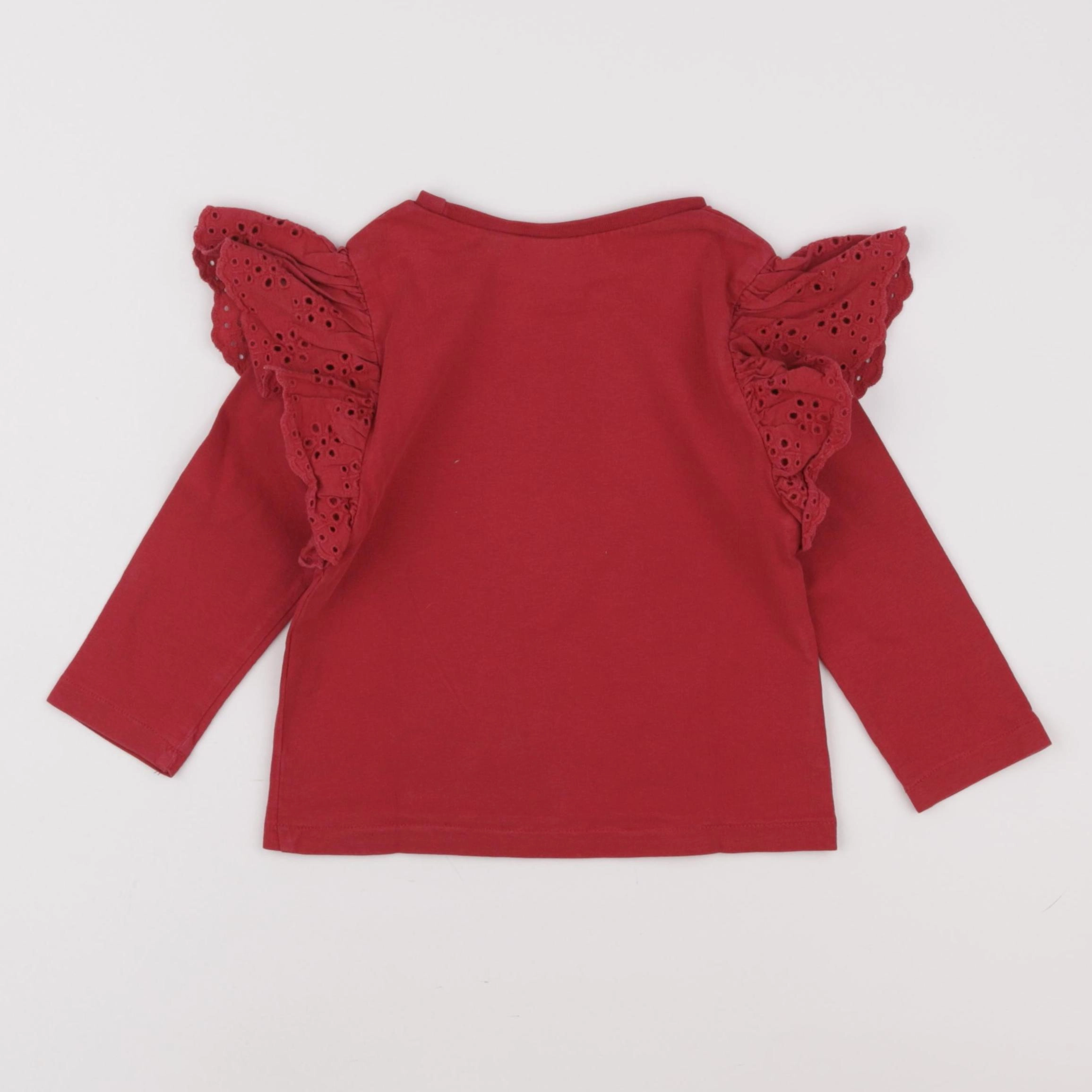 Zara - tee-shirt rouge - 18/24 mois