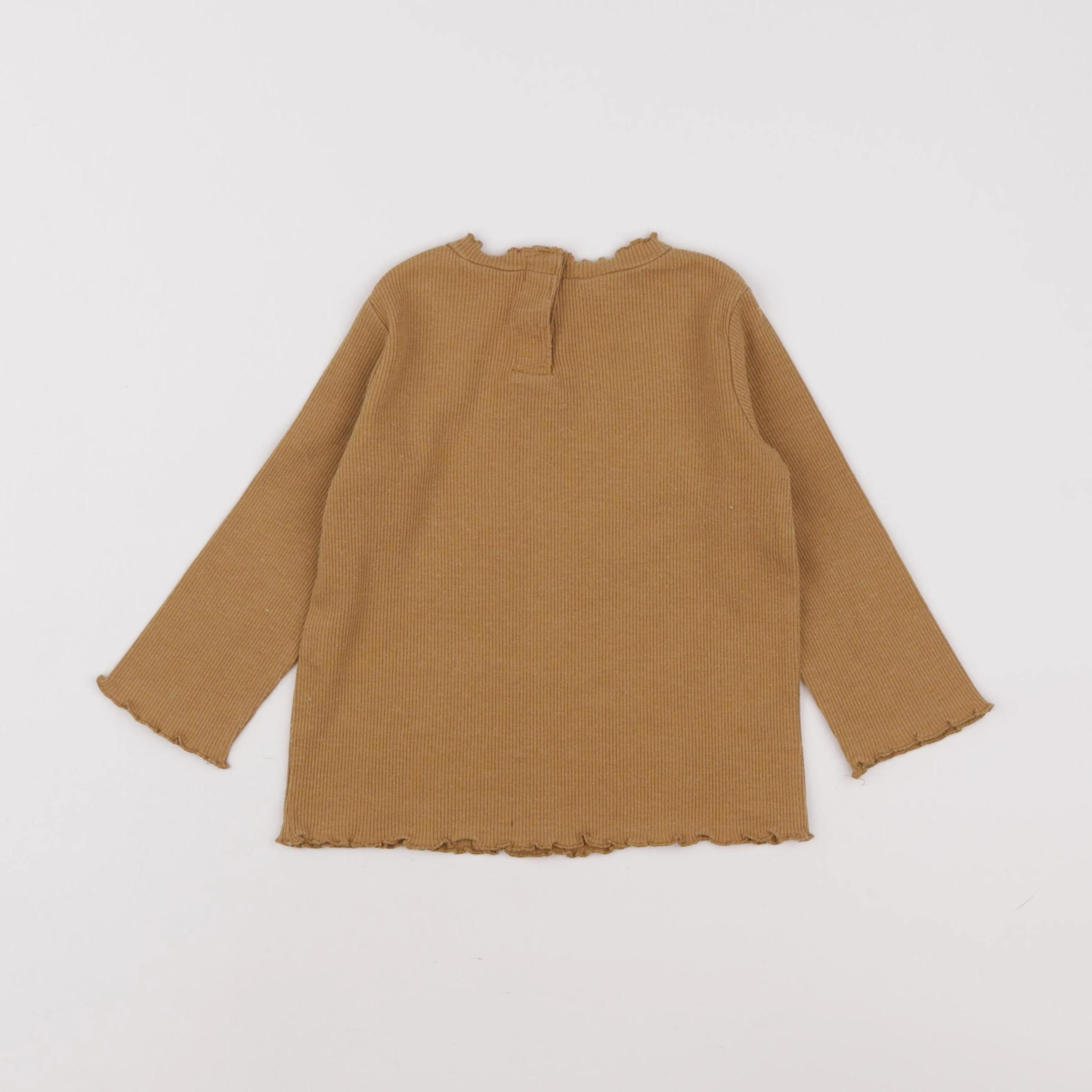 Zara - tee-shirt jaune - 12/18 mois