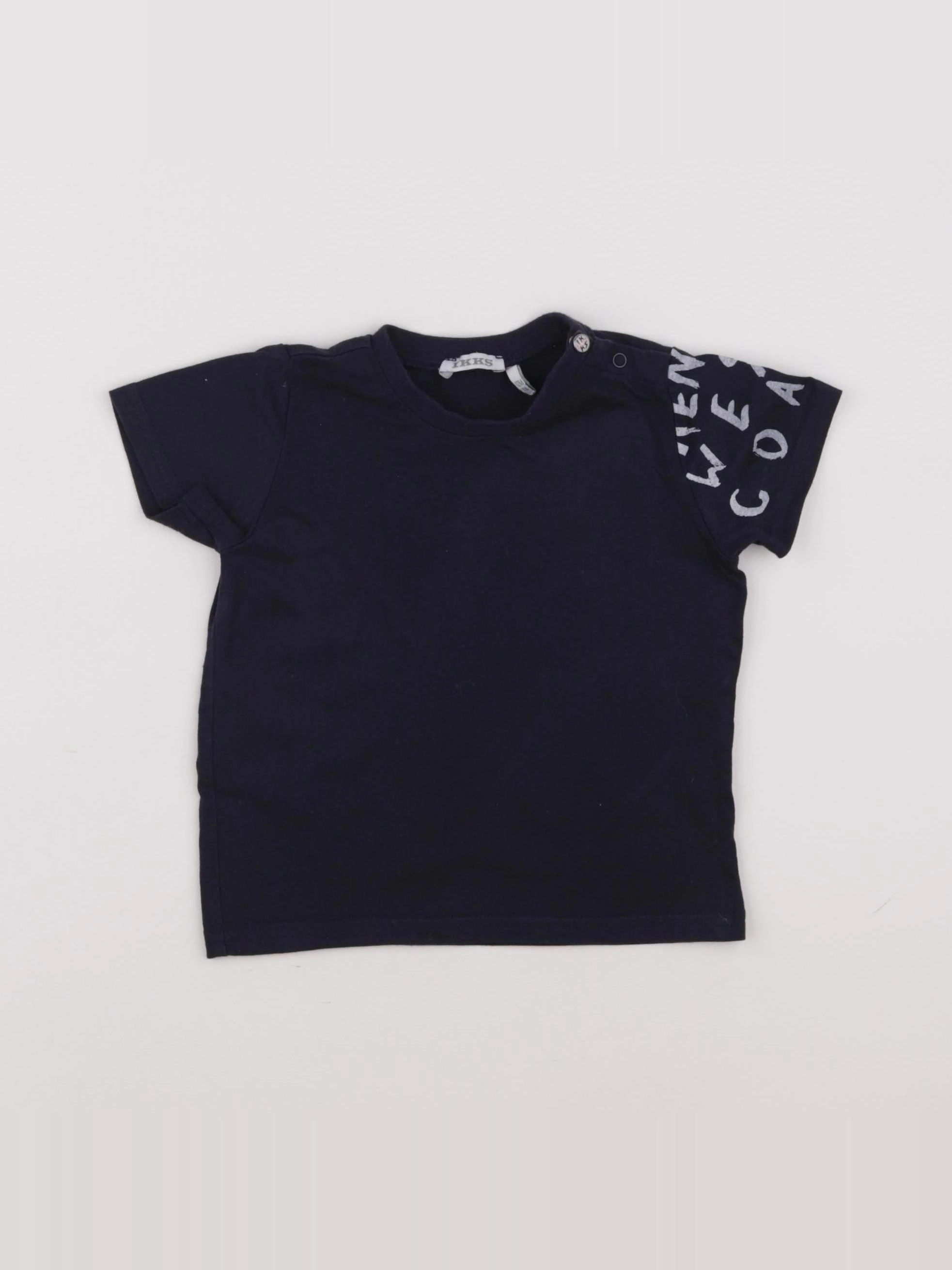 IKKS - tee-shirt bleu - 12 mois