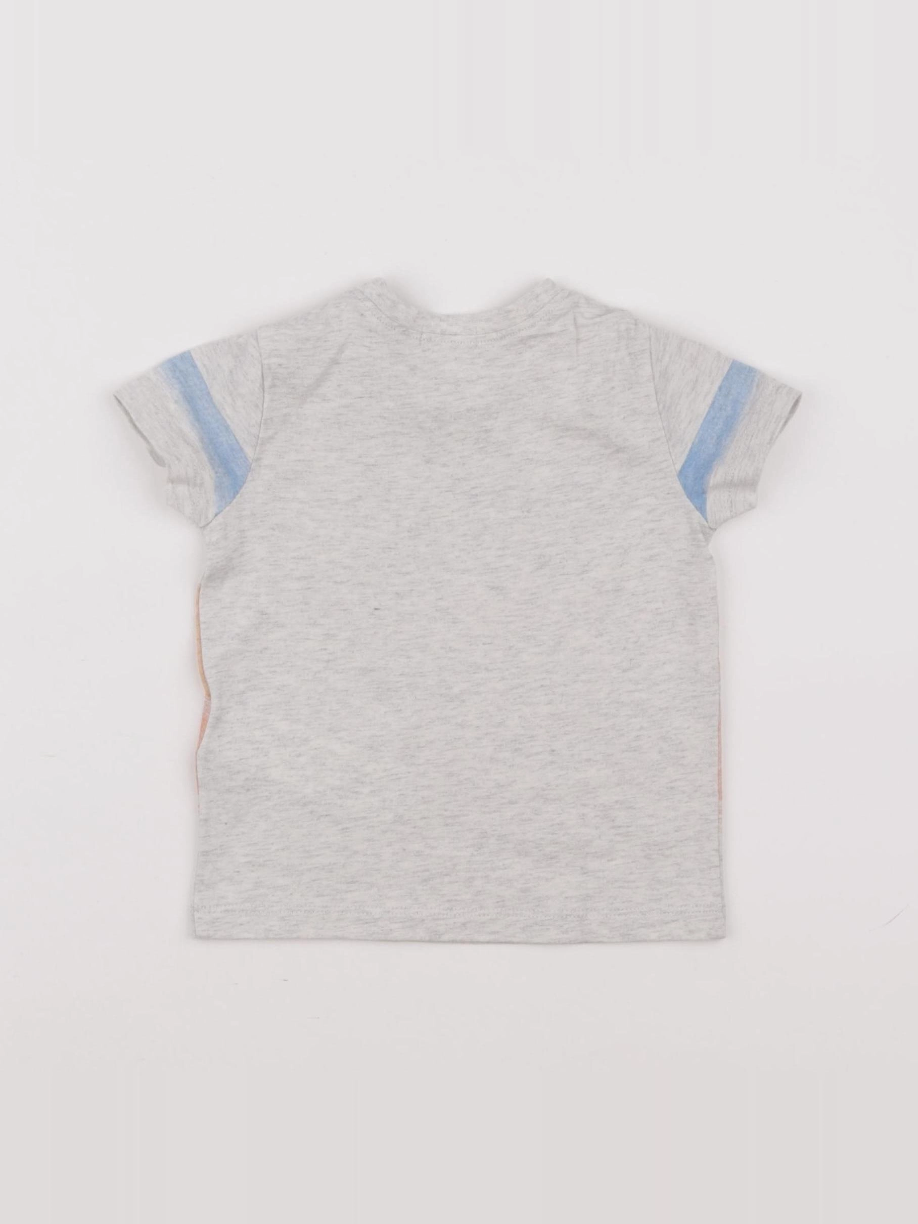 IKKS - tee-shirt gris - 12 mois