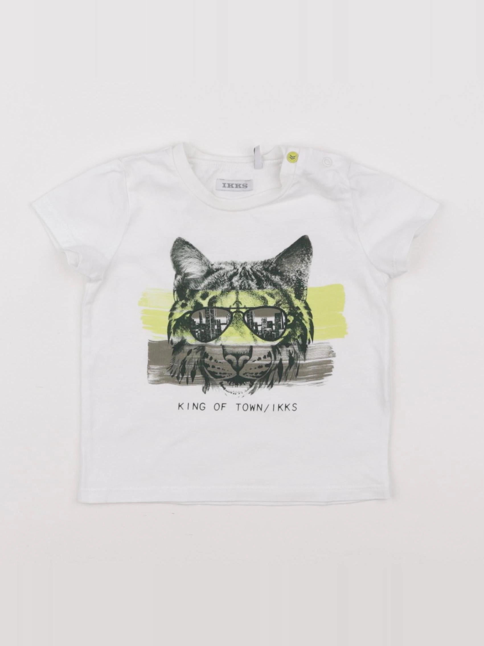 IKKS - tee-shirt blanc - 12 mois