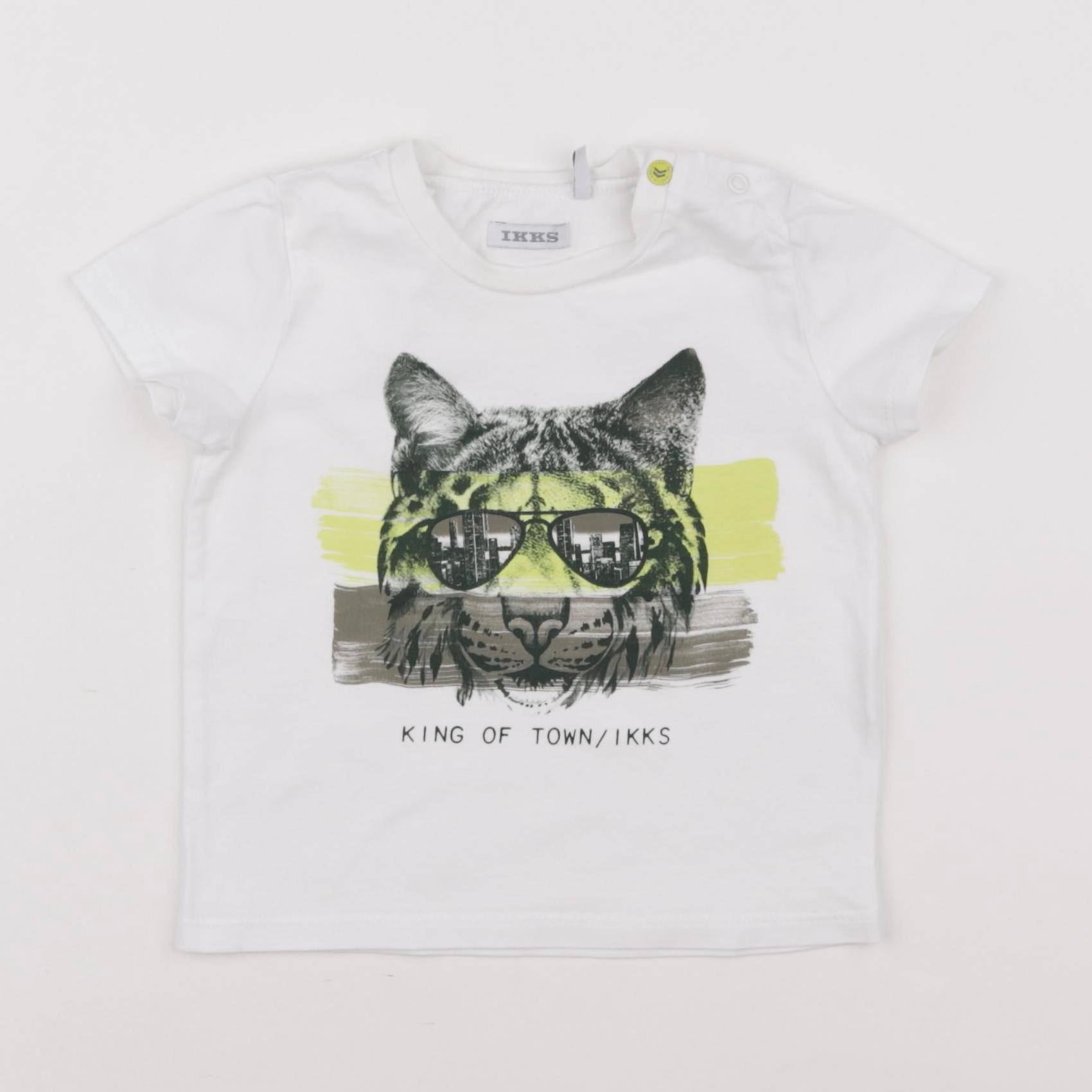 IKKS - tee-shirt blanc - 12 mois
