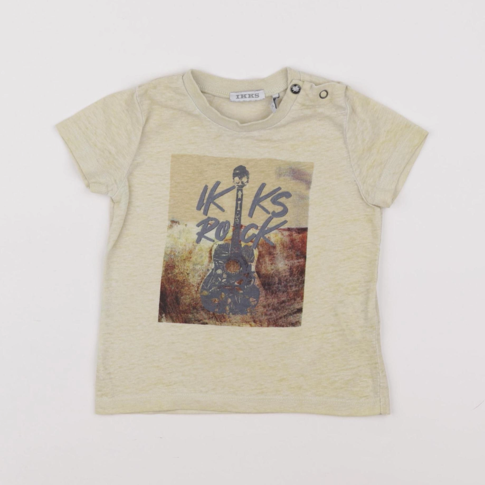 IKKS - tee-shirt jaune - 12 mois