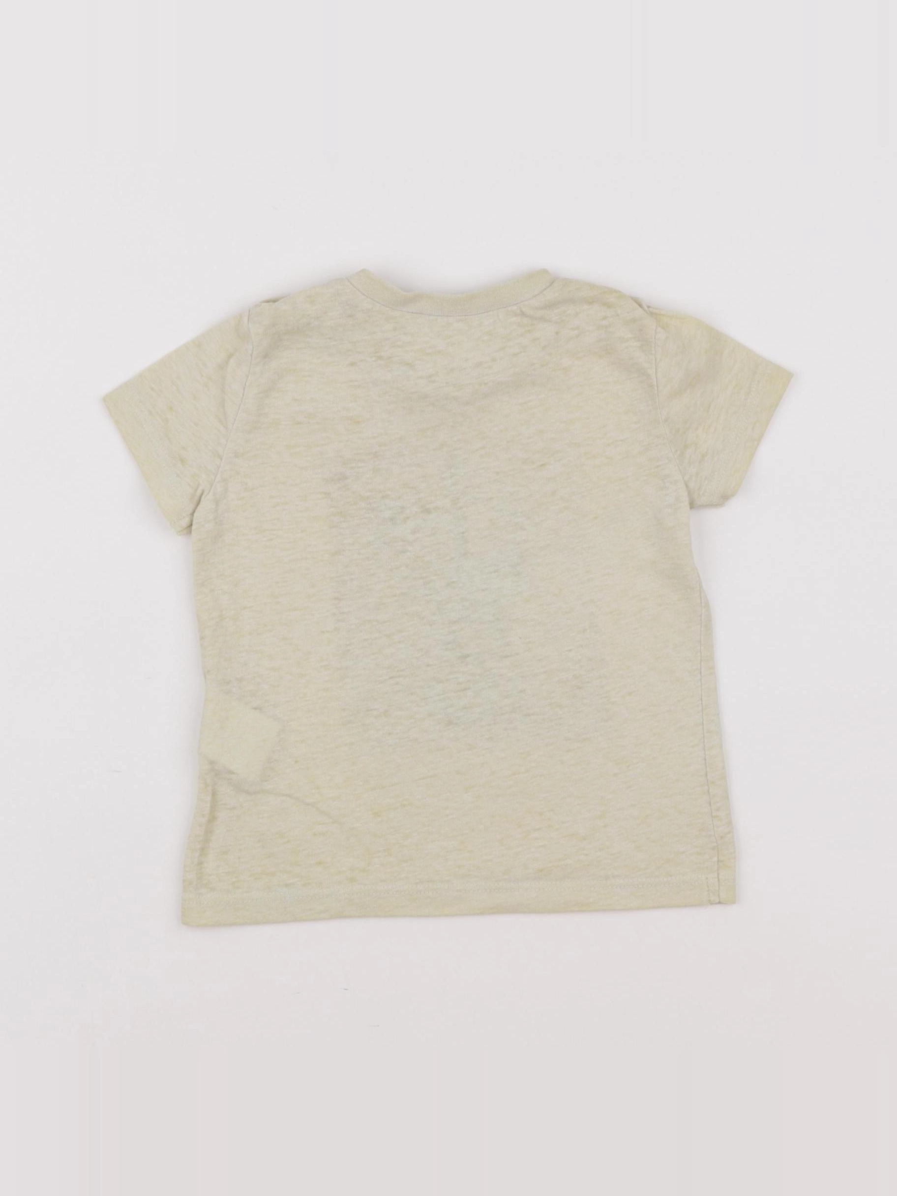 IKKS - tee-shirt jaune - 12 mois