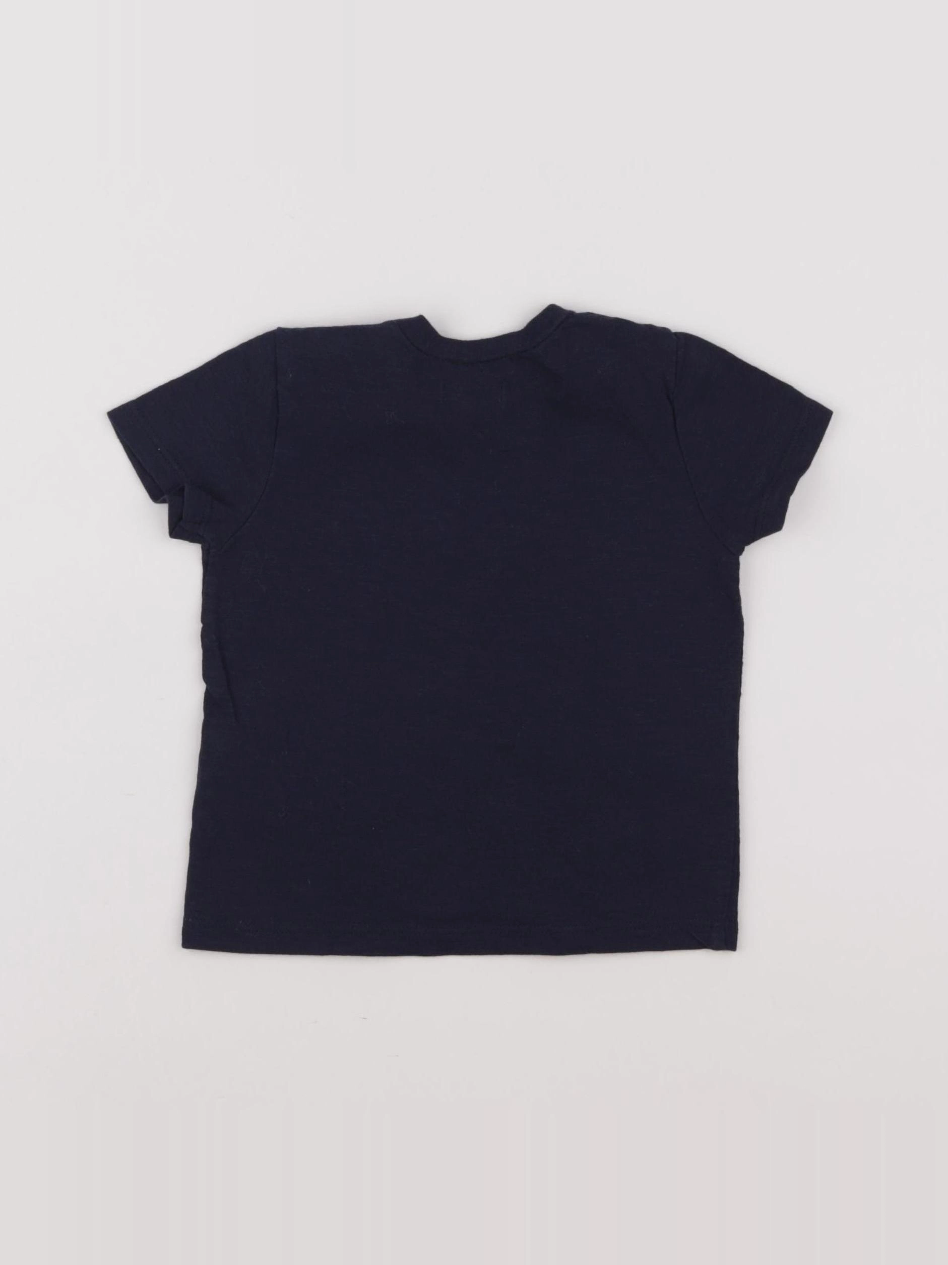 IKKS - tee-shirt bleu - 12 mois