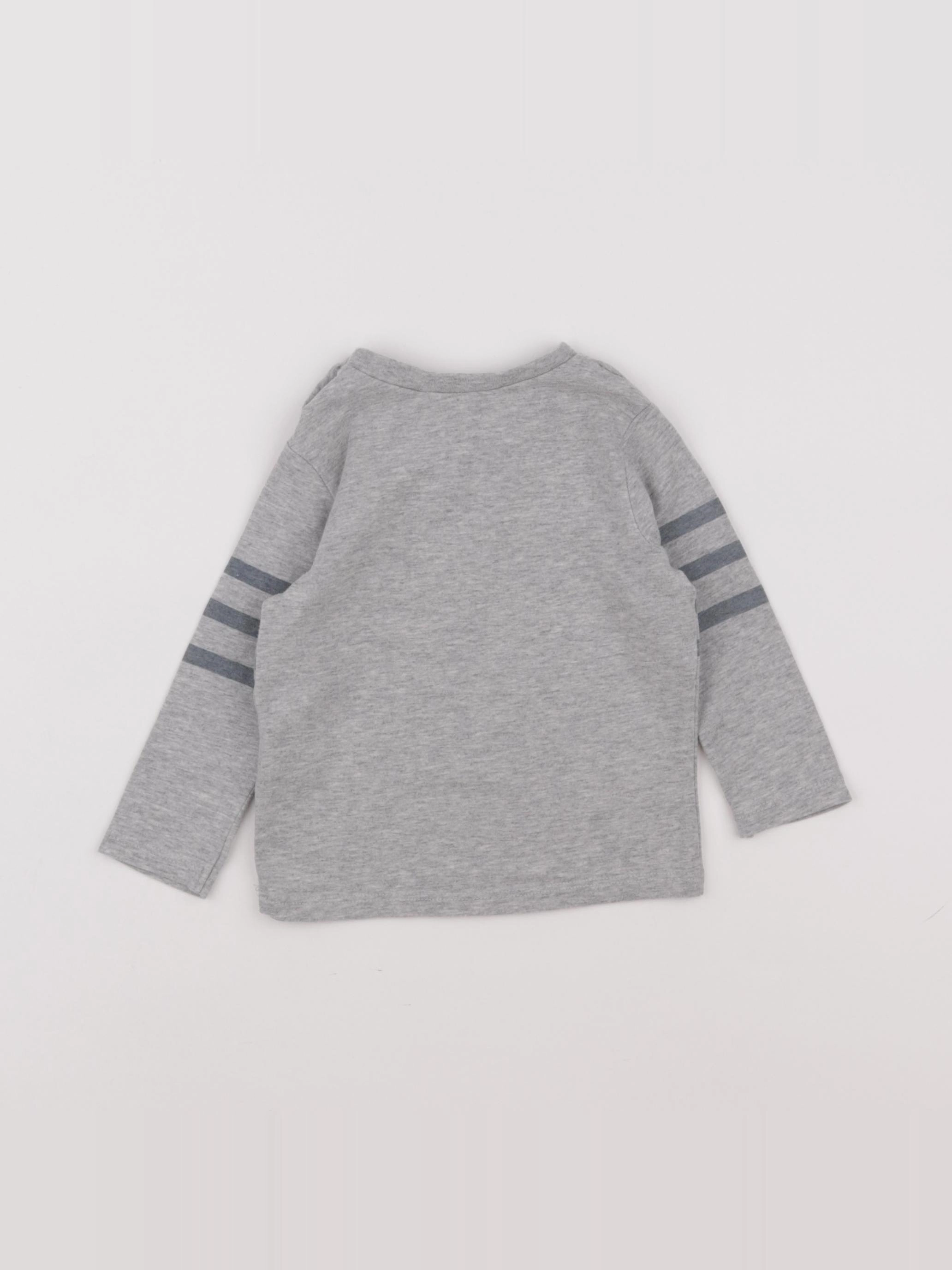 IKKS - tee-shirt gris - 6 mois