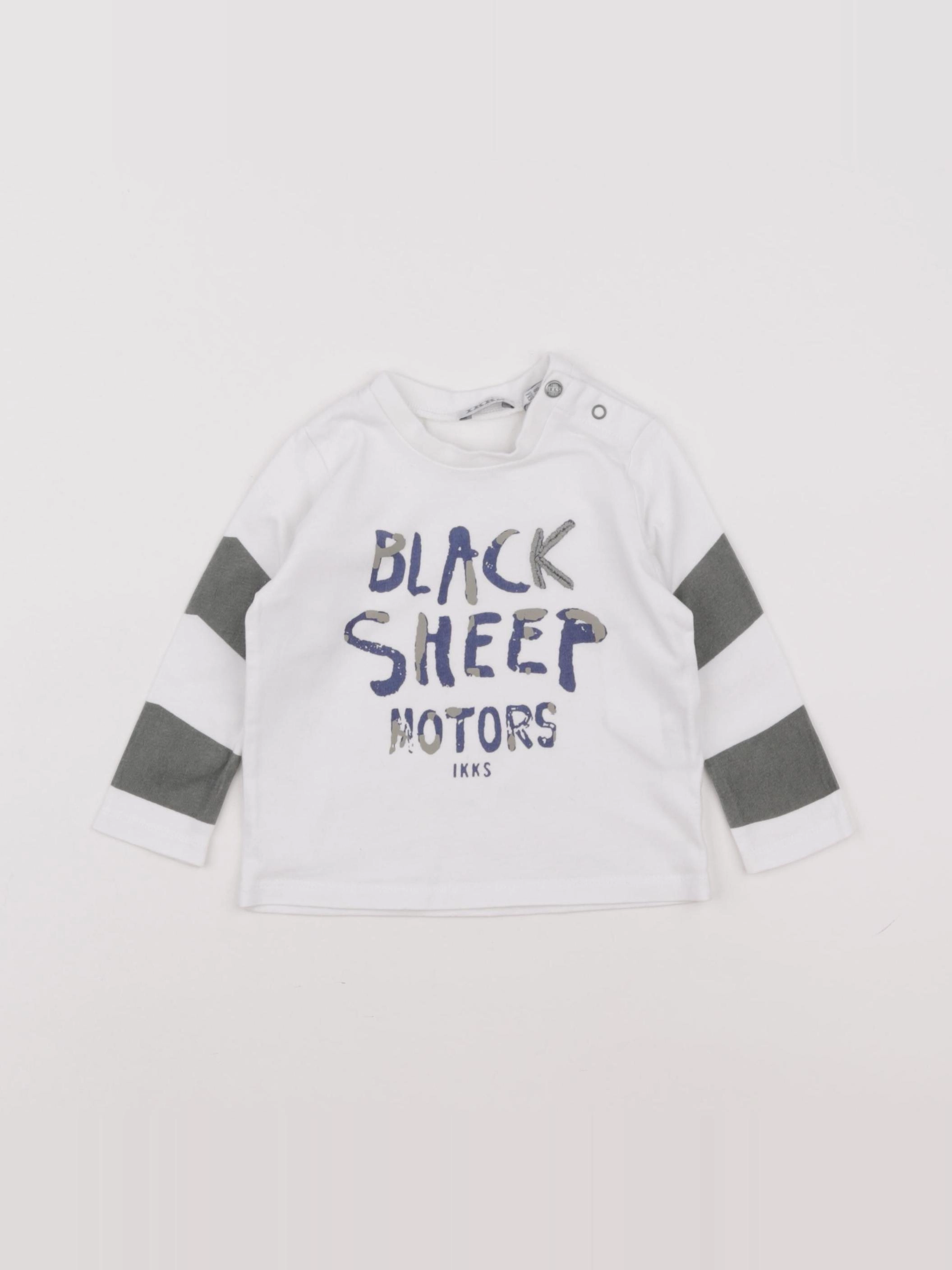 IKKS - tee-shirt blanc - 6 mois