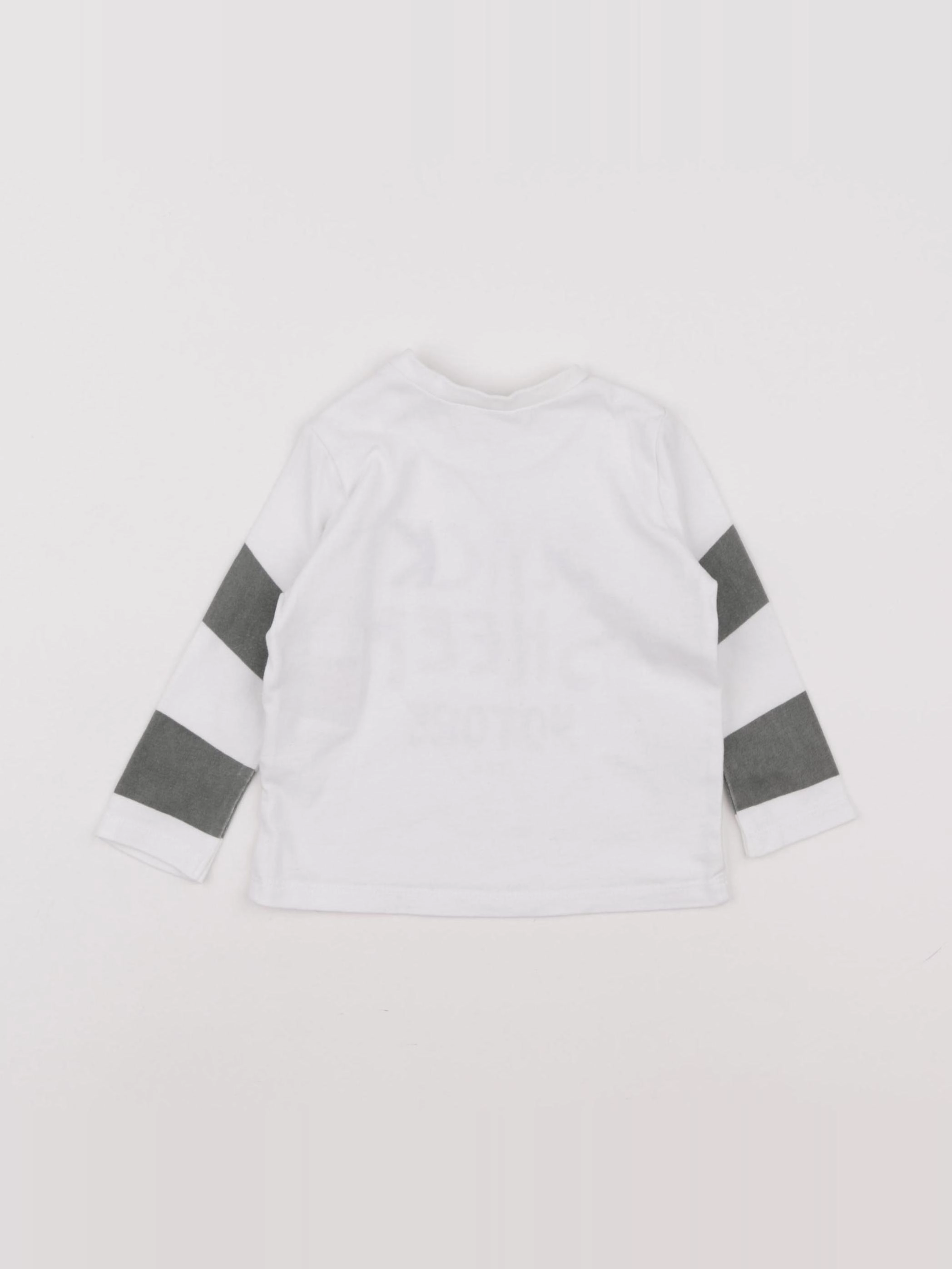 IKKS - tee-shirt blanc - 6 mois