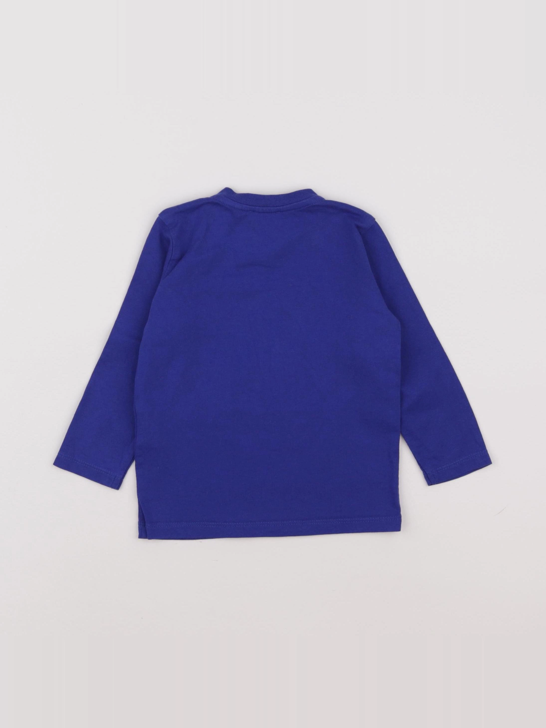 IKKS - tee-shirt bleu - 12 mois