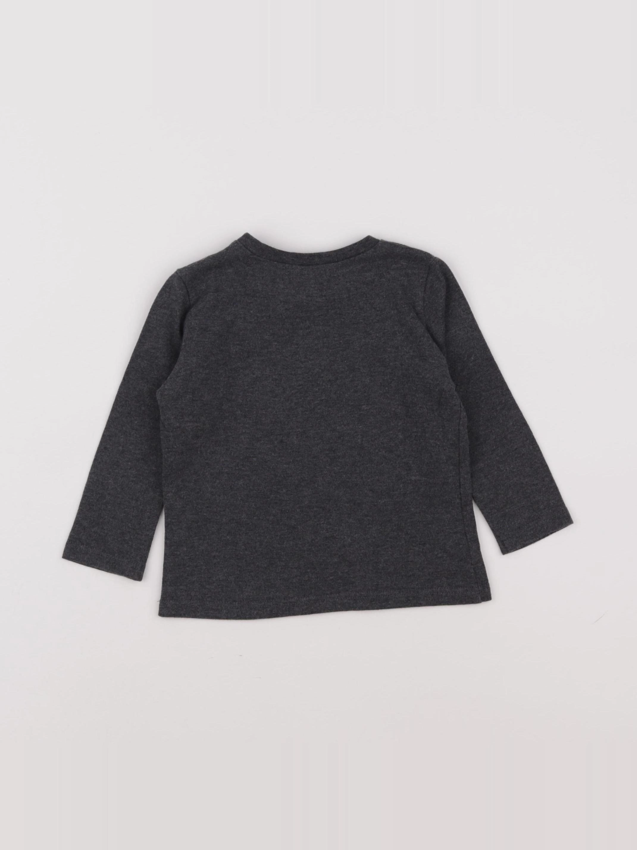 IKKS - tee-shirt gris - 12 mois