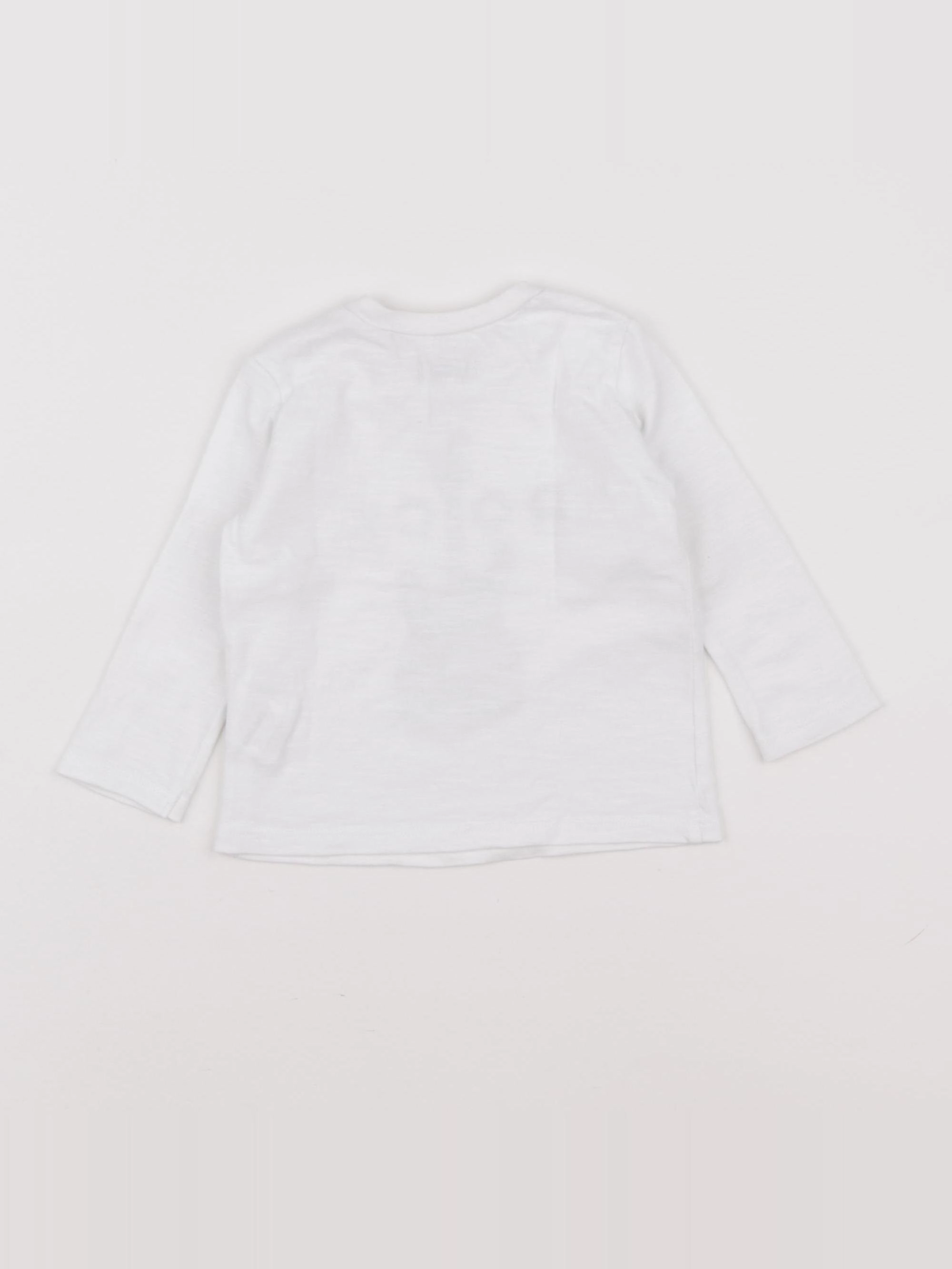 IKKS - tee-shirt blanc - 6 mois