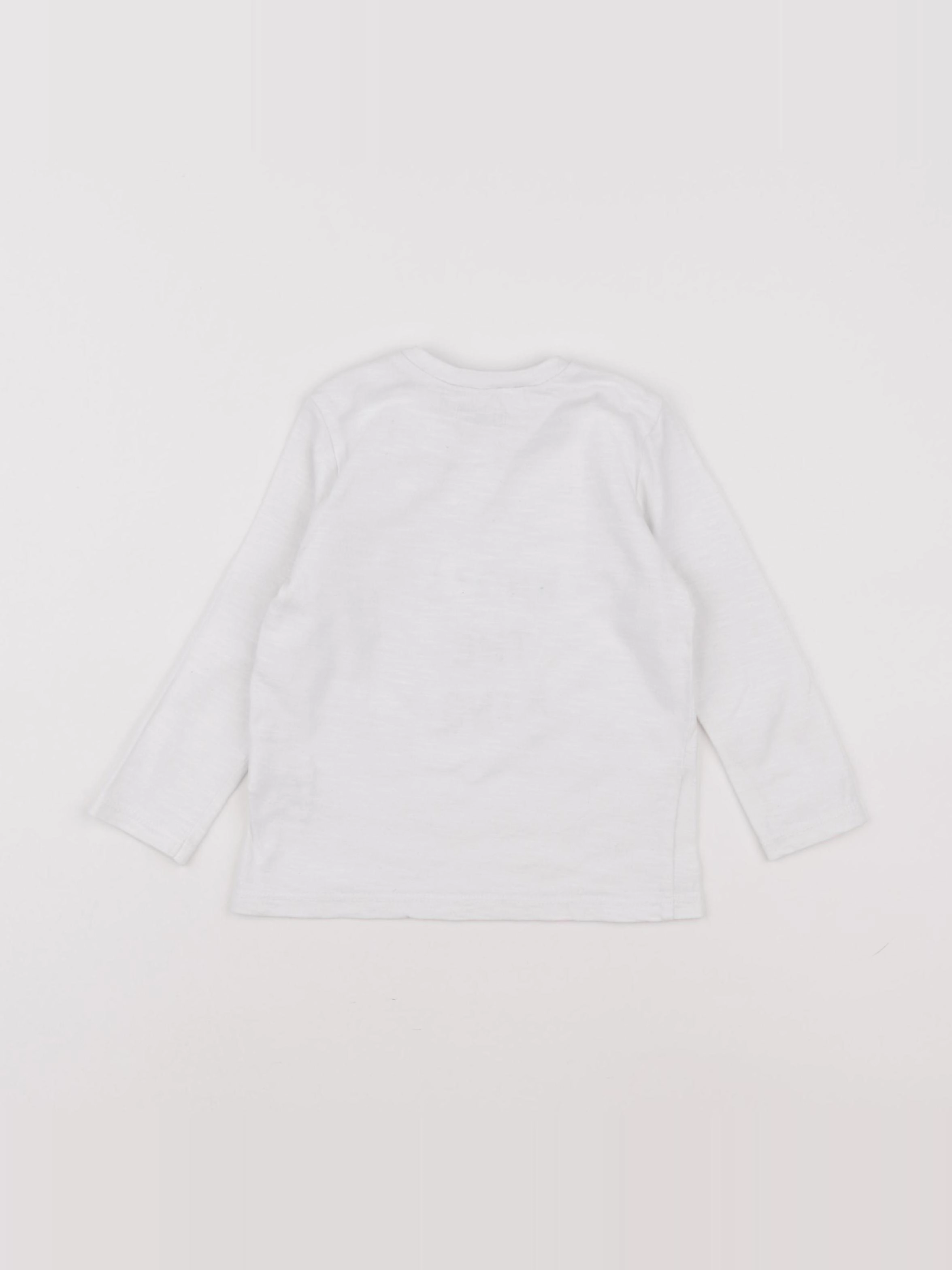 IKKS - tee-shirt blanc - 18 mois