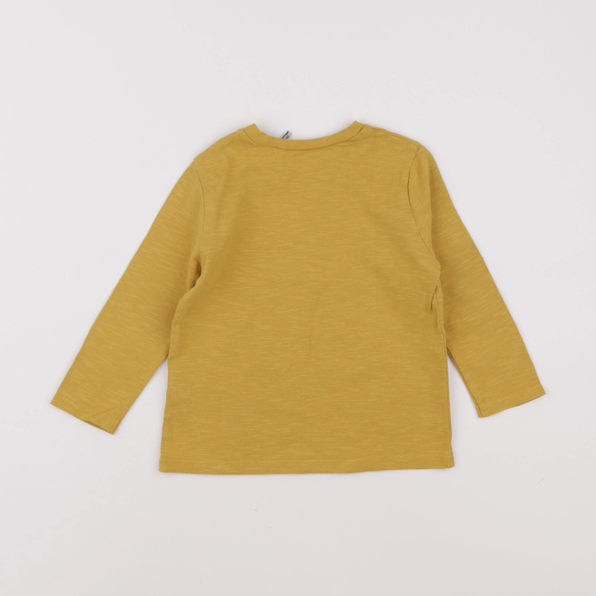 IKKS - tee-shirt jaune - 2 ans