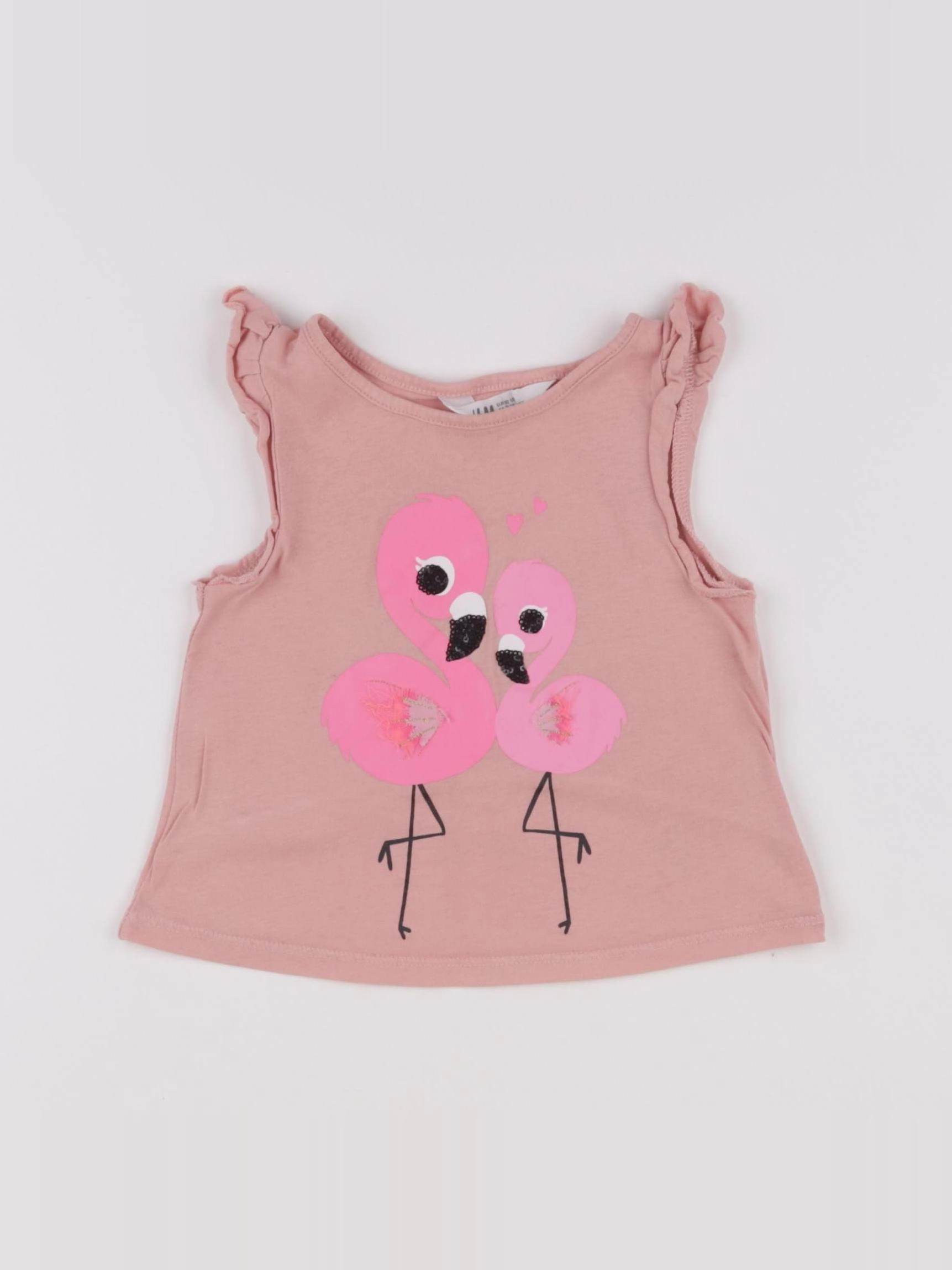 H&M - débardeur rose - 2 ans