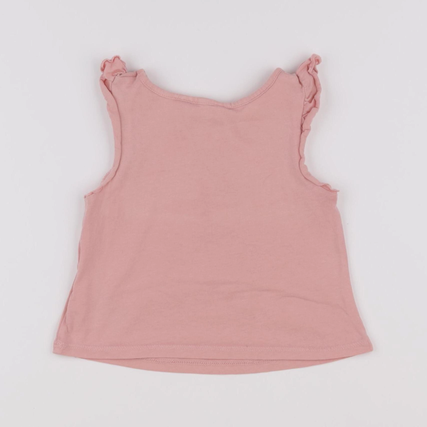 H&M - débardeur rose - 2 ans