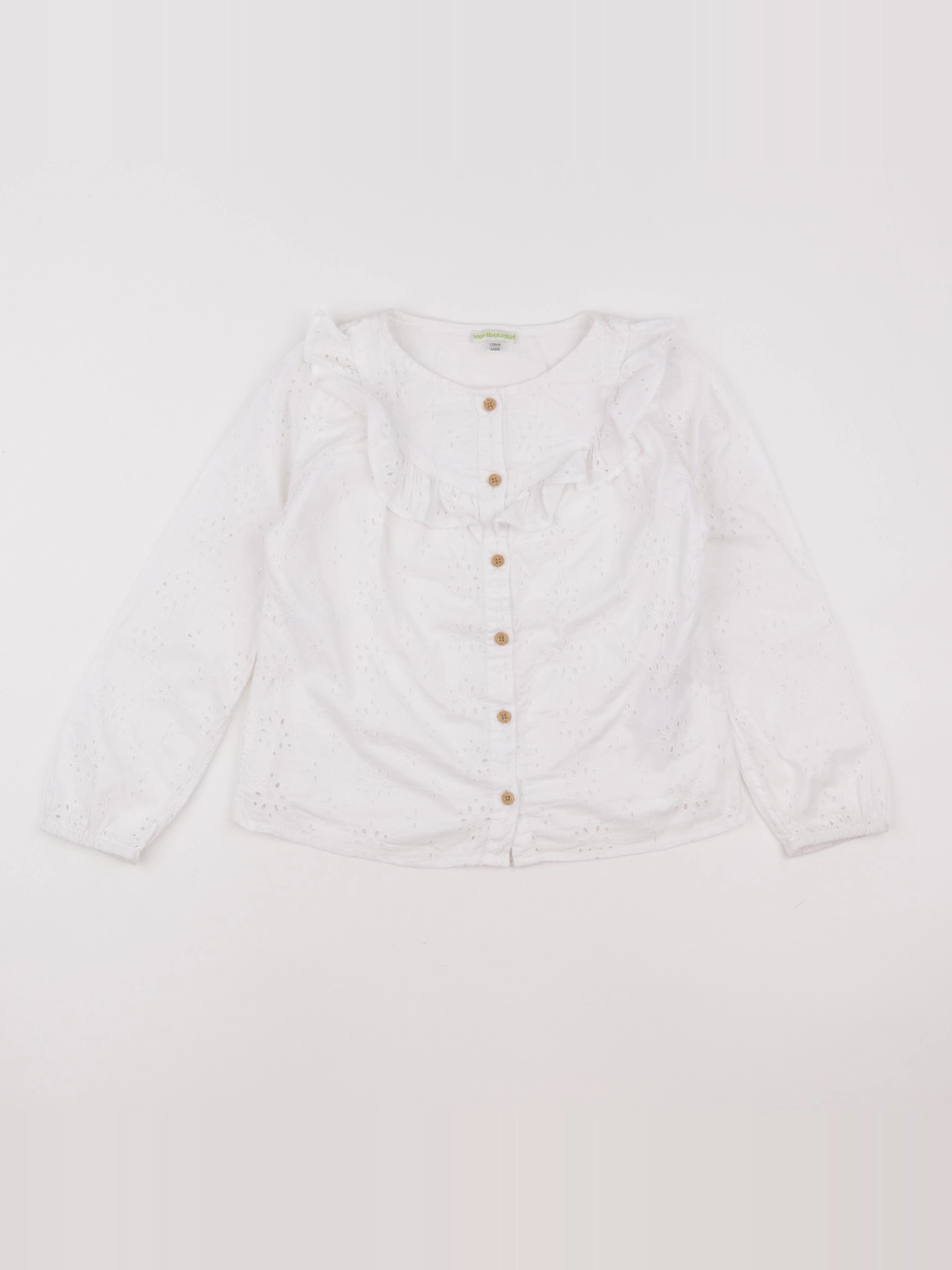 Vertbaudet - blouse blanc - 8 ans