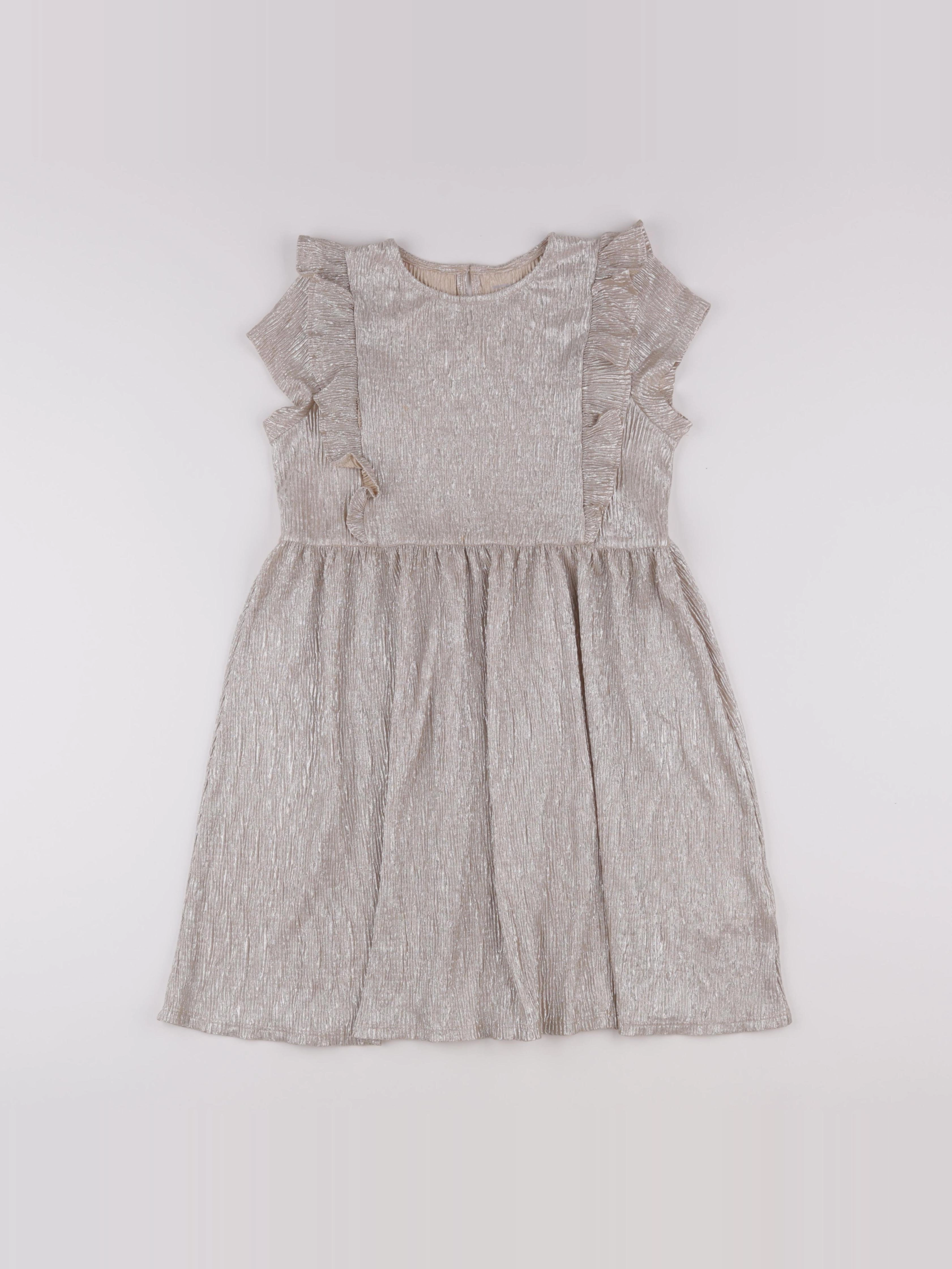 Vertbaudet - robe or - 10 ans