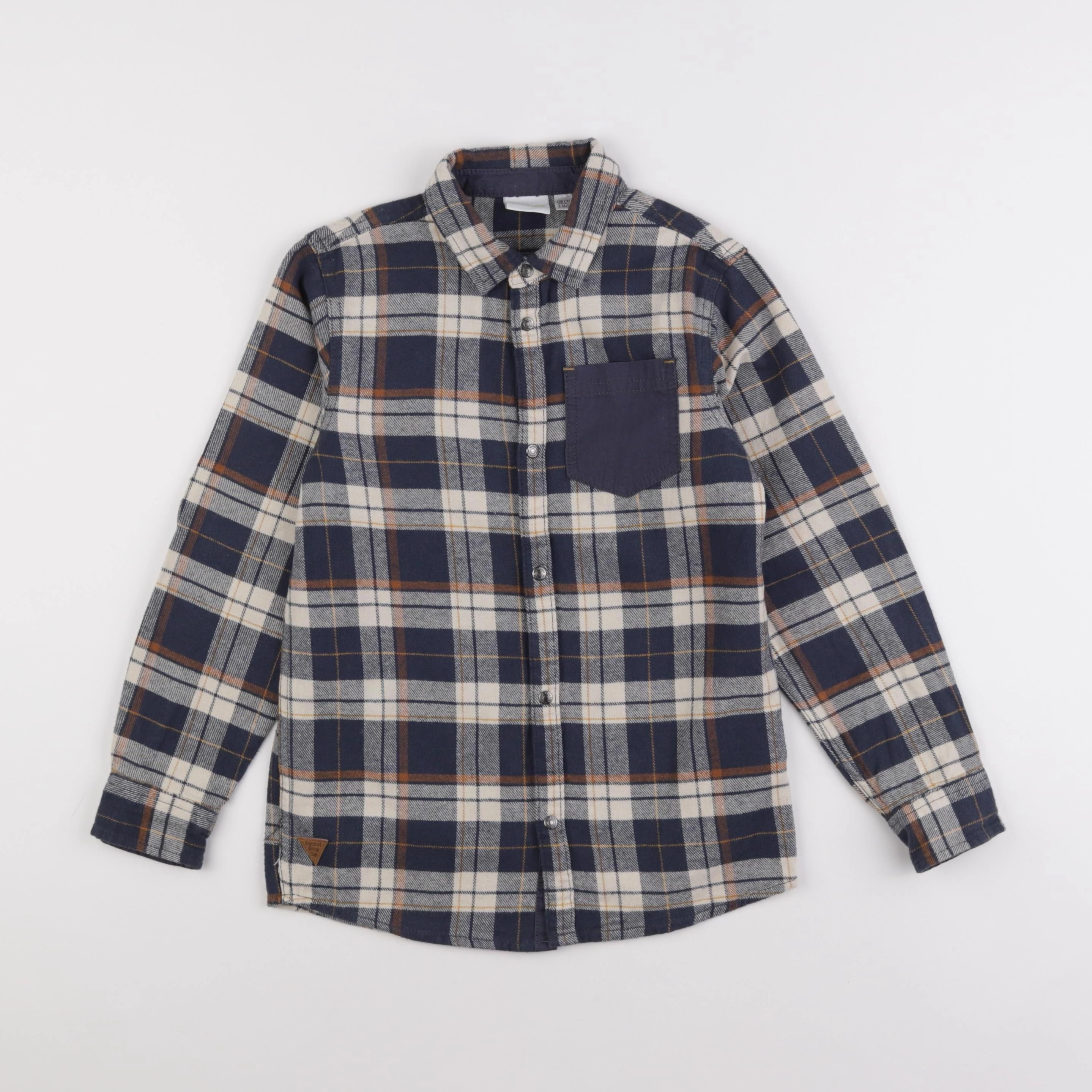 Vertbaudet - chemise bleu - 8 ans