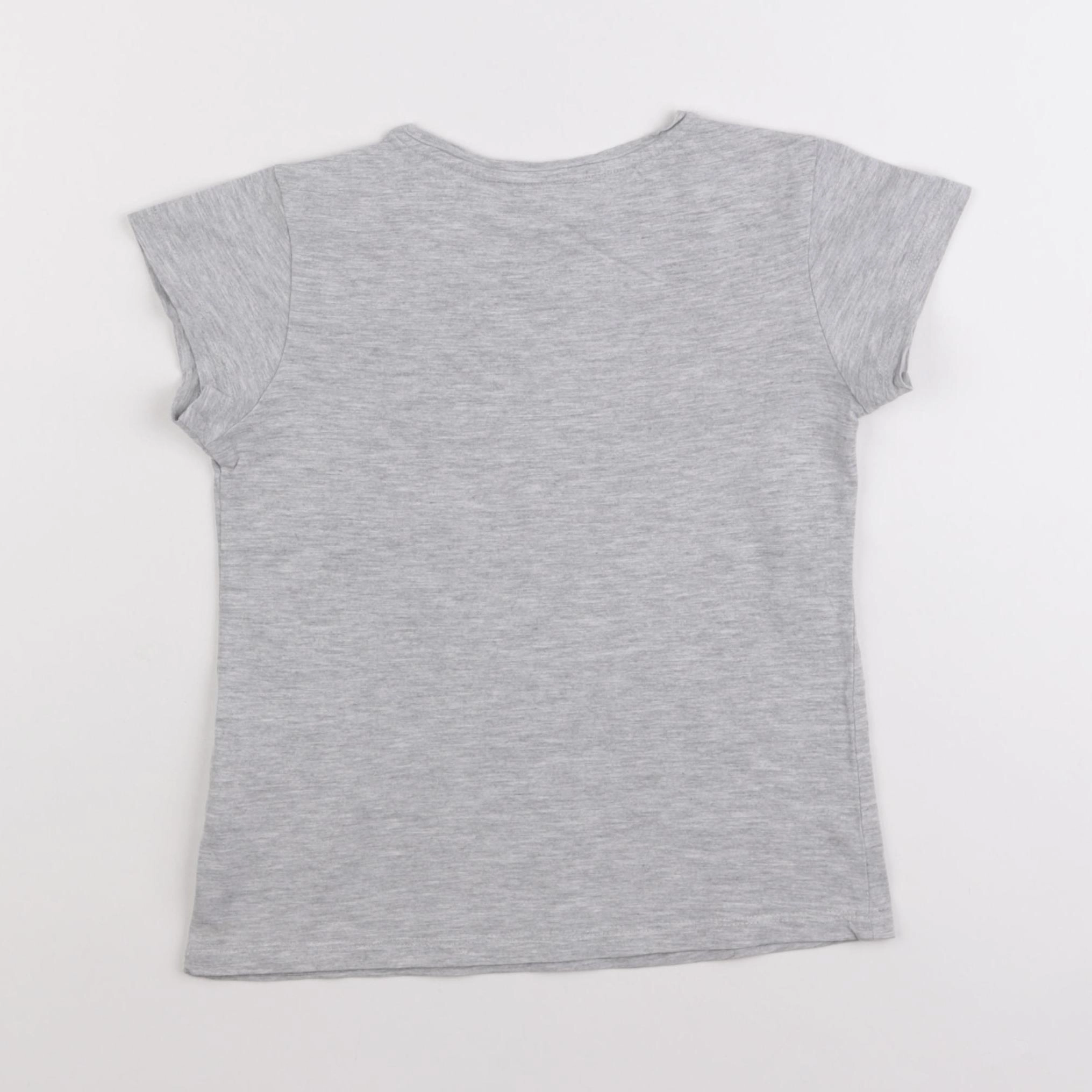 Vertbaudet - tee-shirt gris - 8 ans