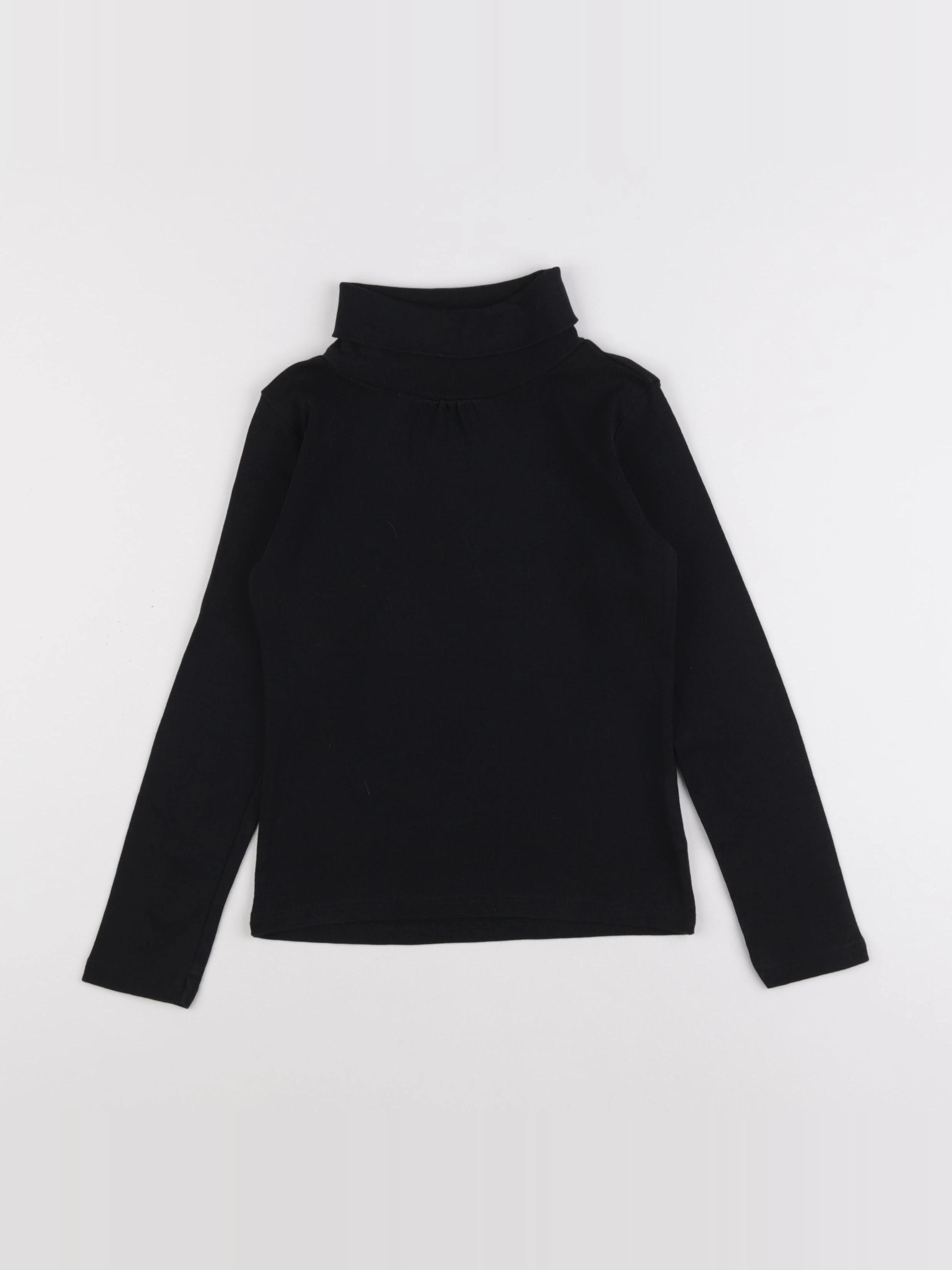 Vertbaudet - sous-pull noir - 8 ans
