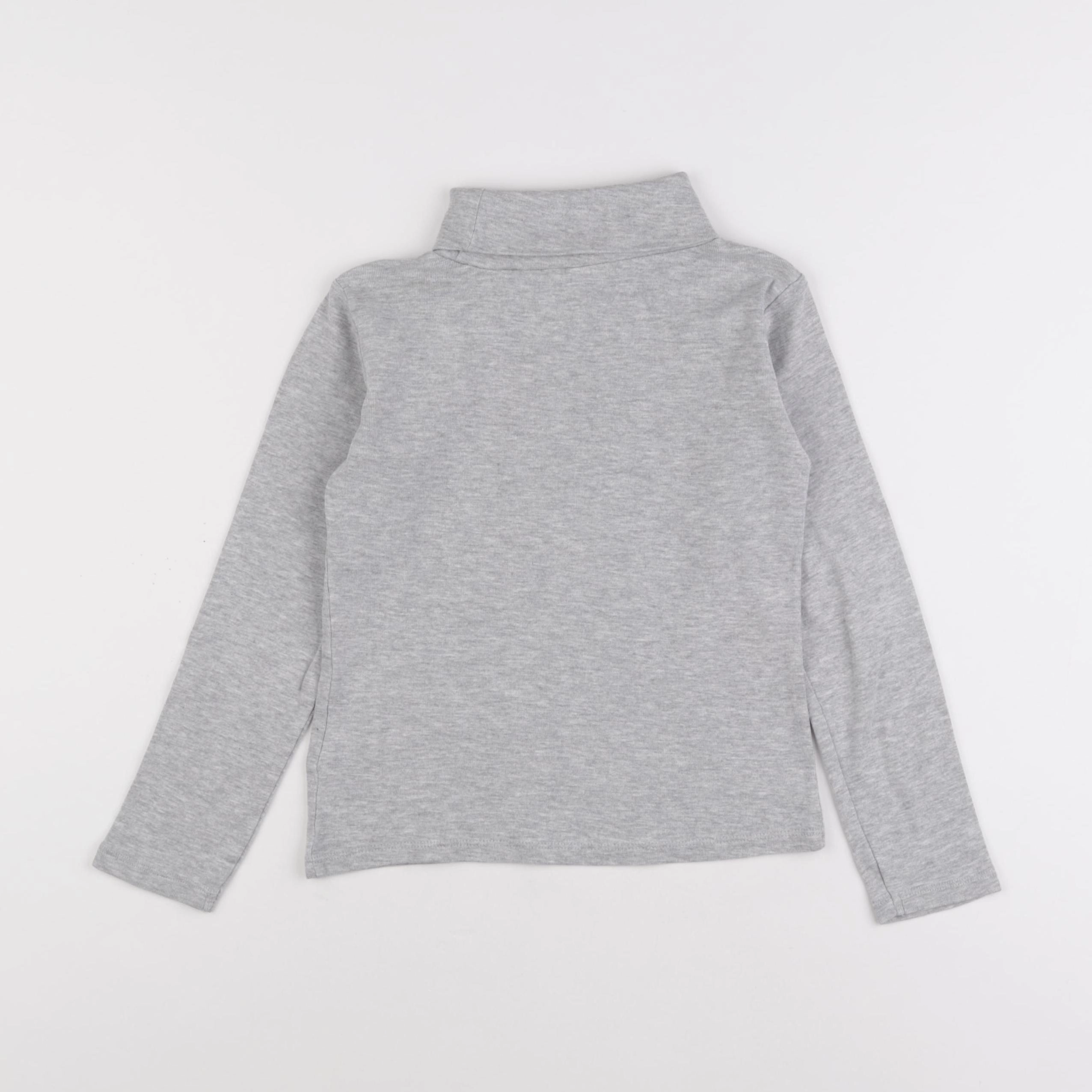 Vertbaudet - sous-pull gris - 8 ans