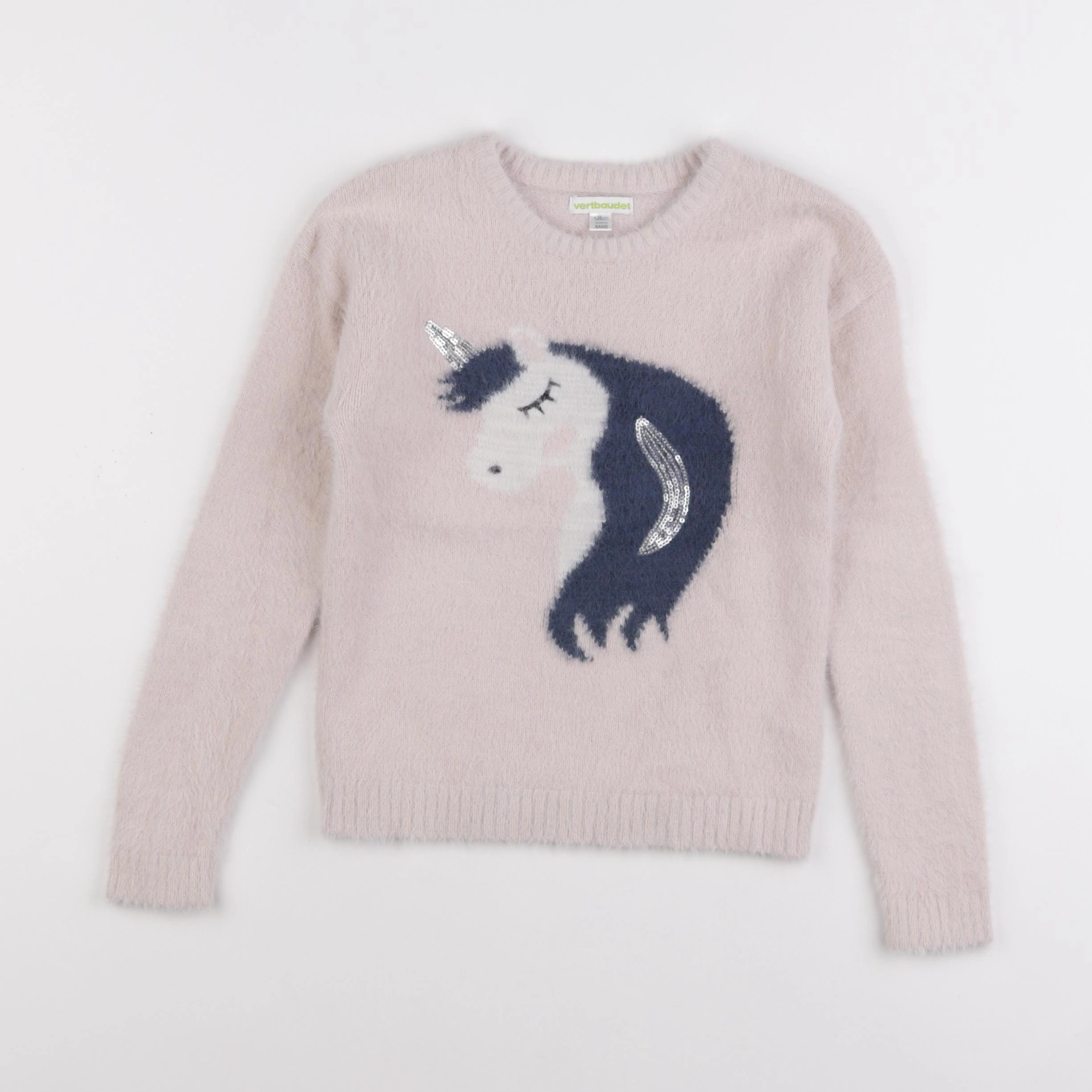 Vertbaudet - pull rose - 8 ans
