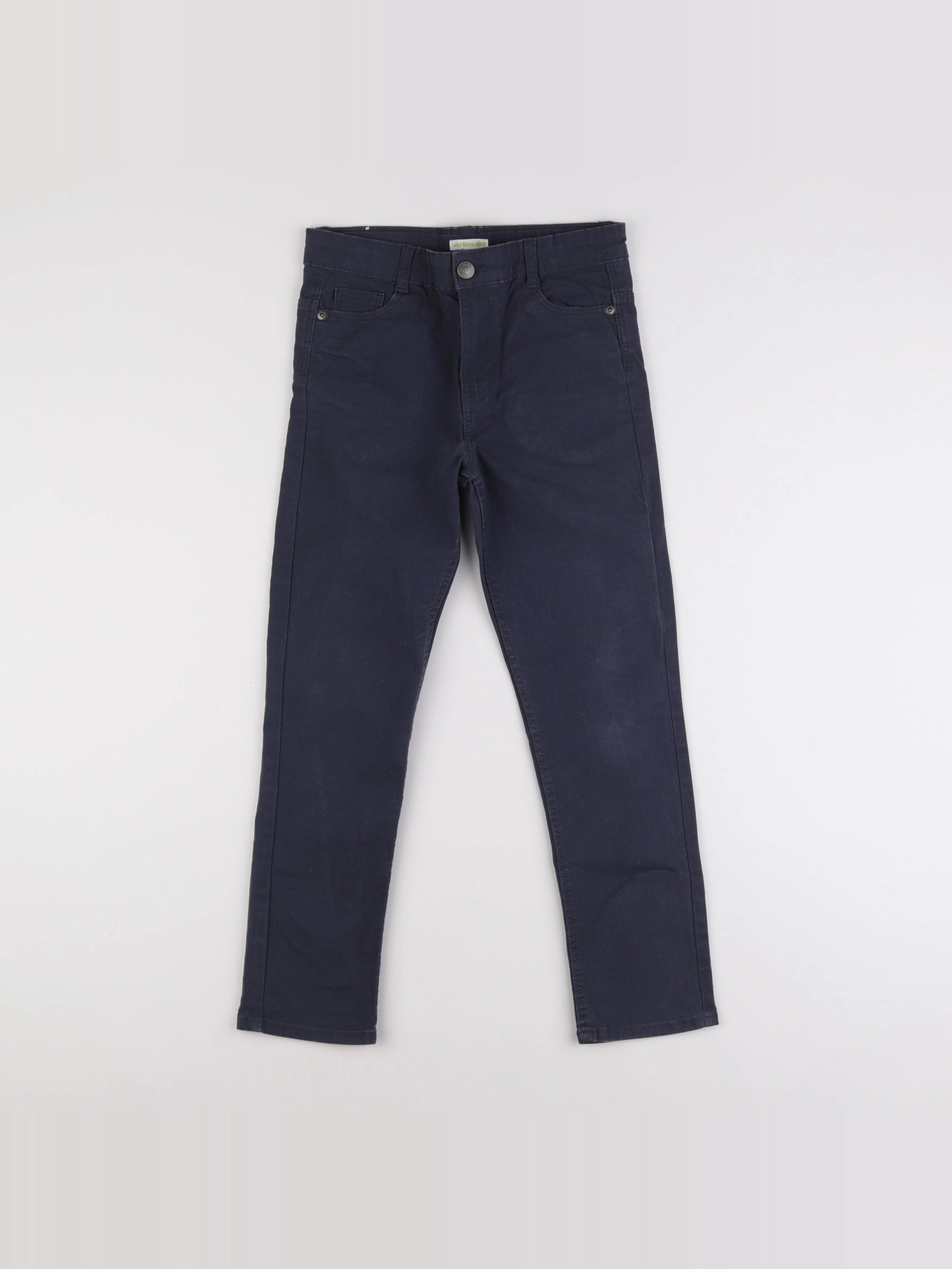 Vertbaudet - pantalon bleu - 9 ans