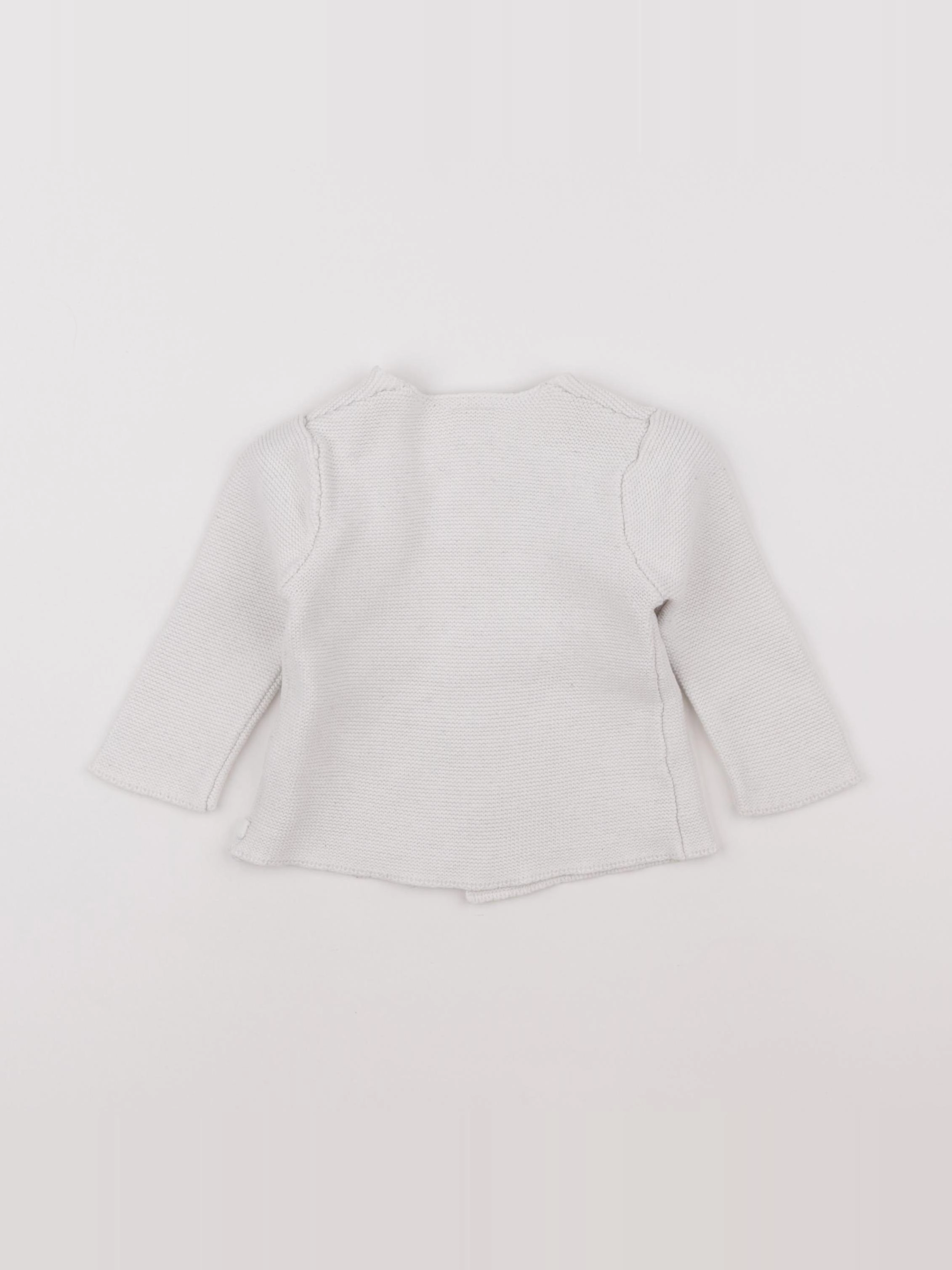 Tape à l'oeil - gilet blanc - 18 mois