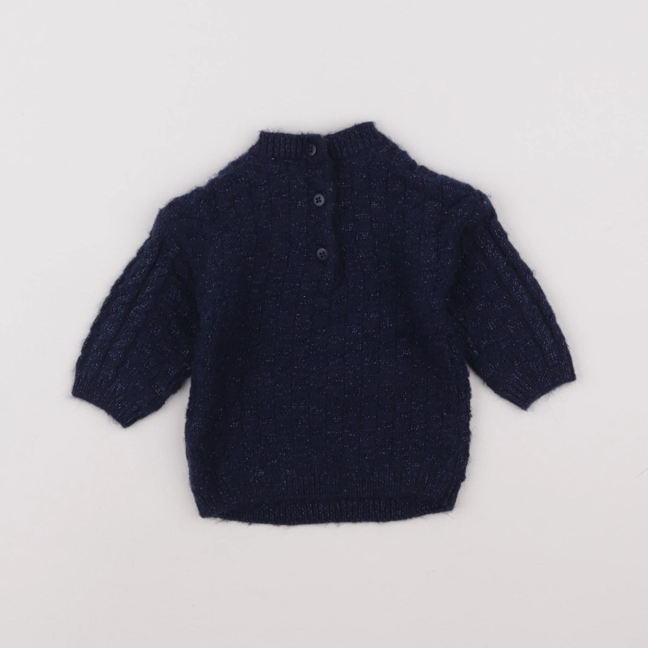Tape à l'oeil - pull bleu - 3 mois