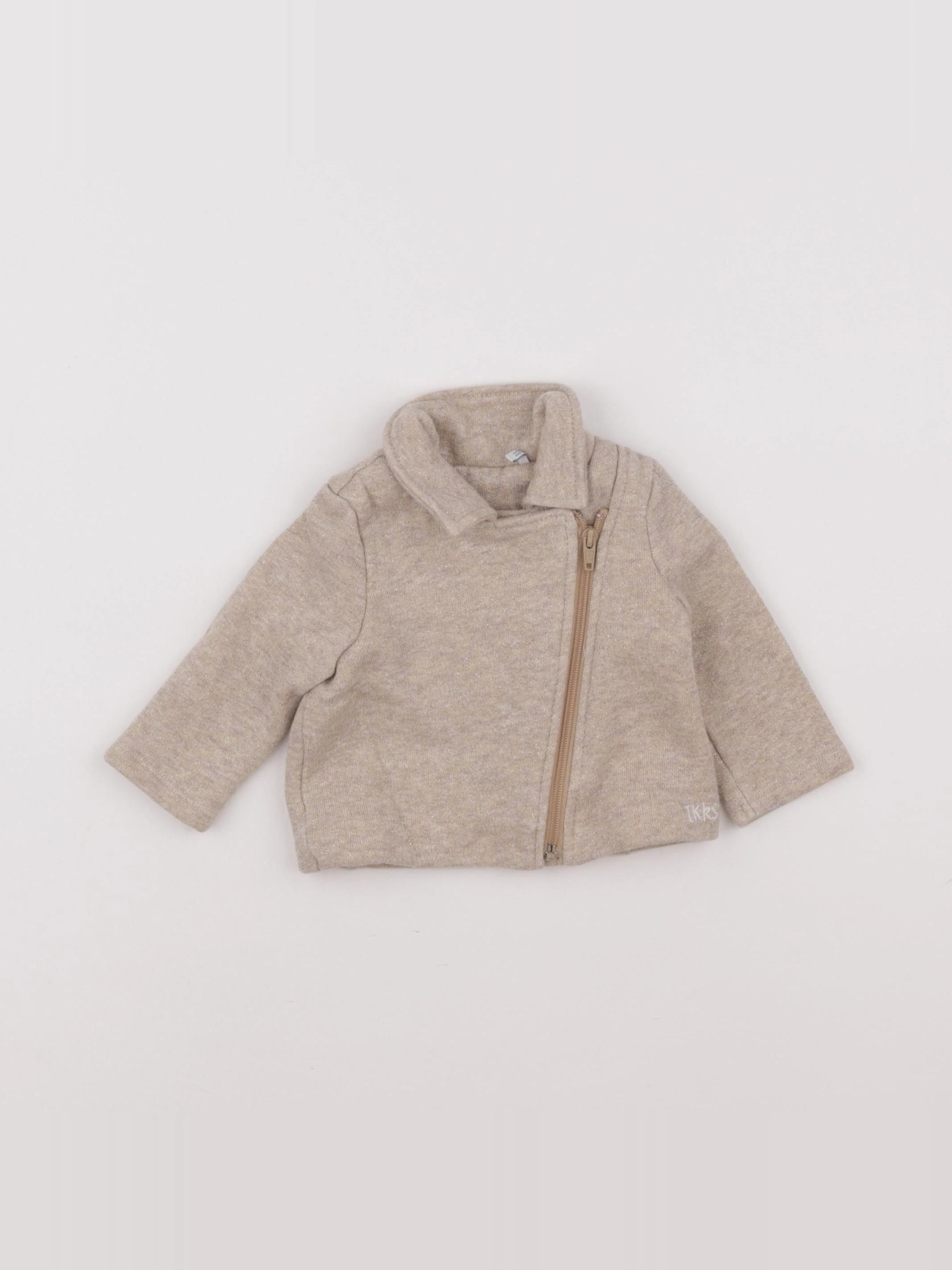 IKKS - sweat beige - 6 mois