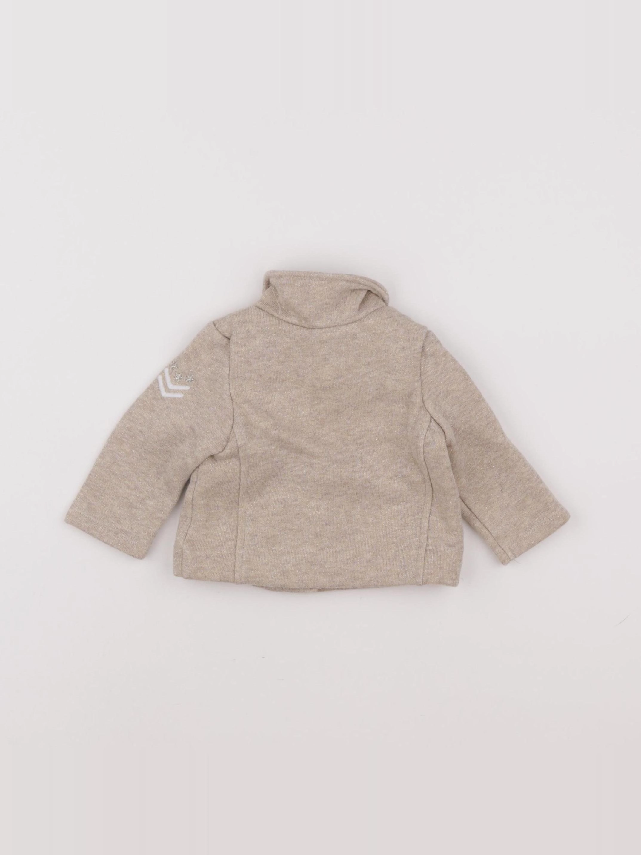 IKKS - sweat beige - 6 mois