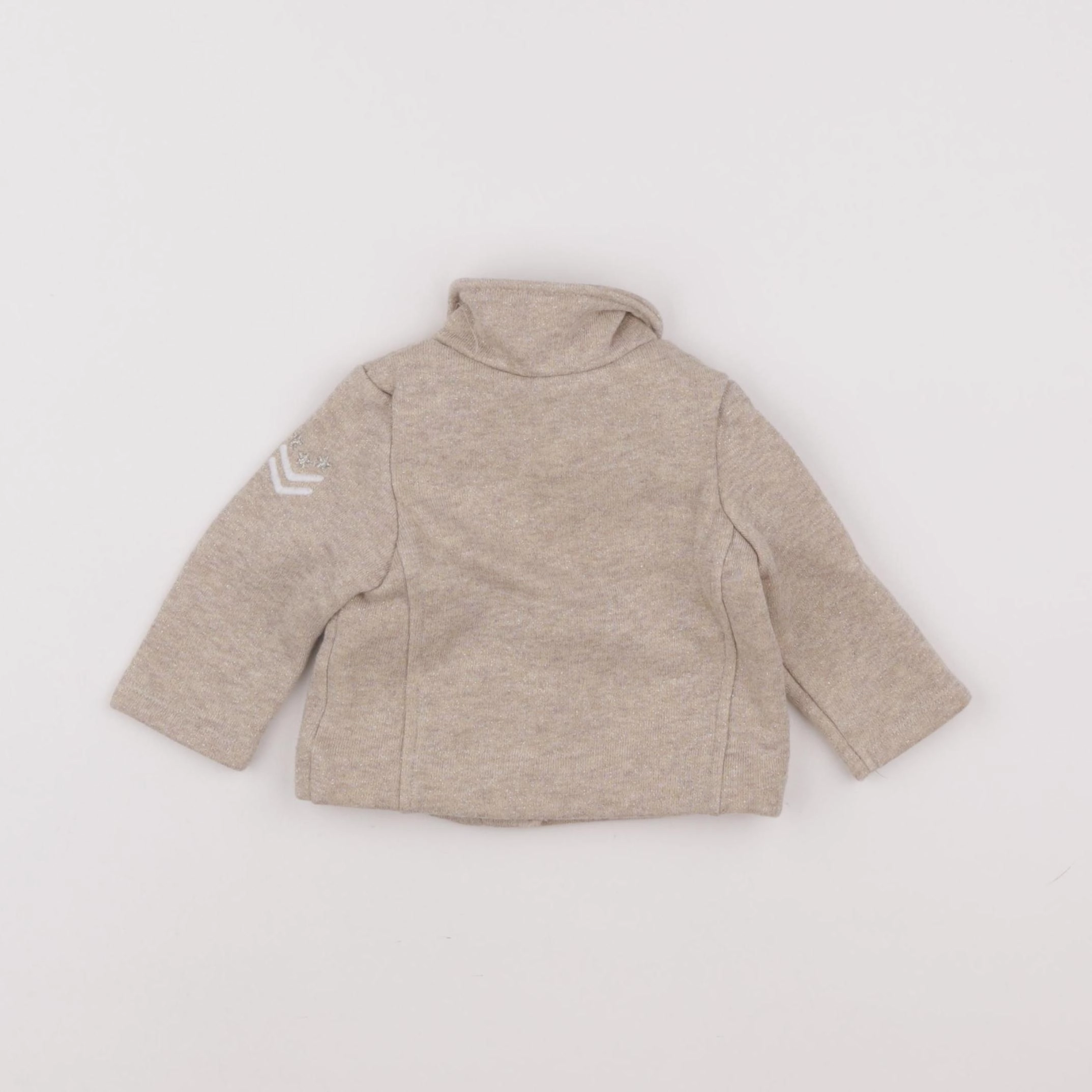 IKKS - sweat beige - 6 mois