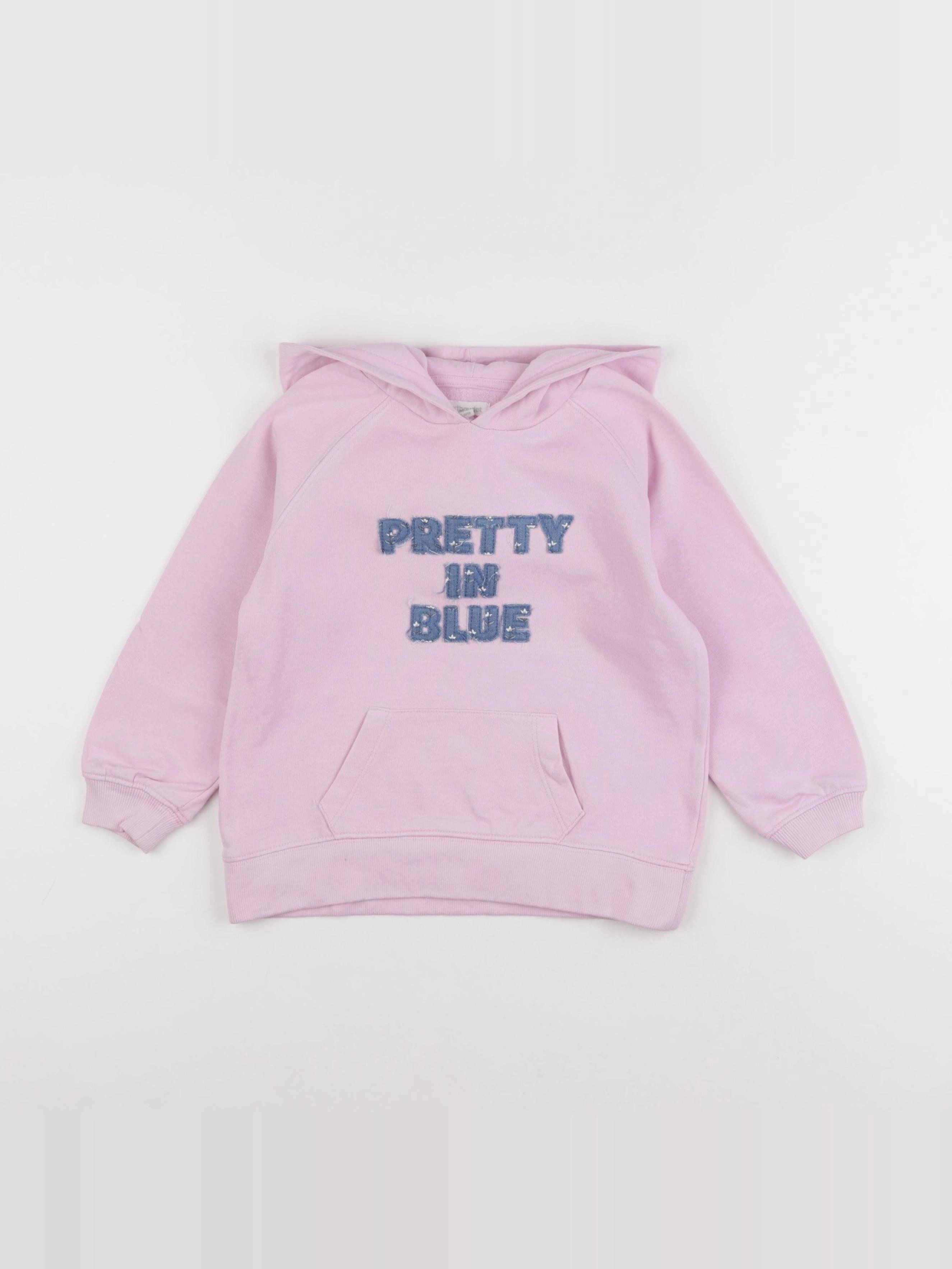 Vertbaudet - sweat rose - 5 ans