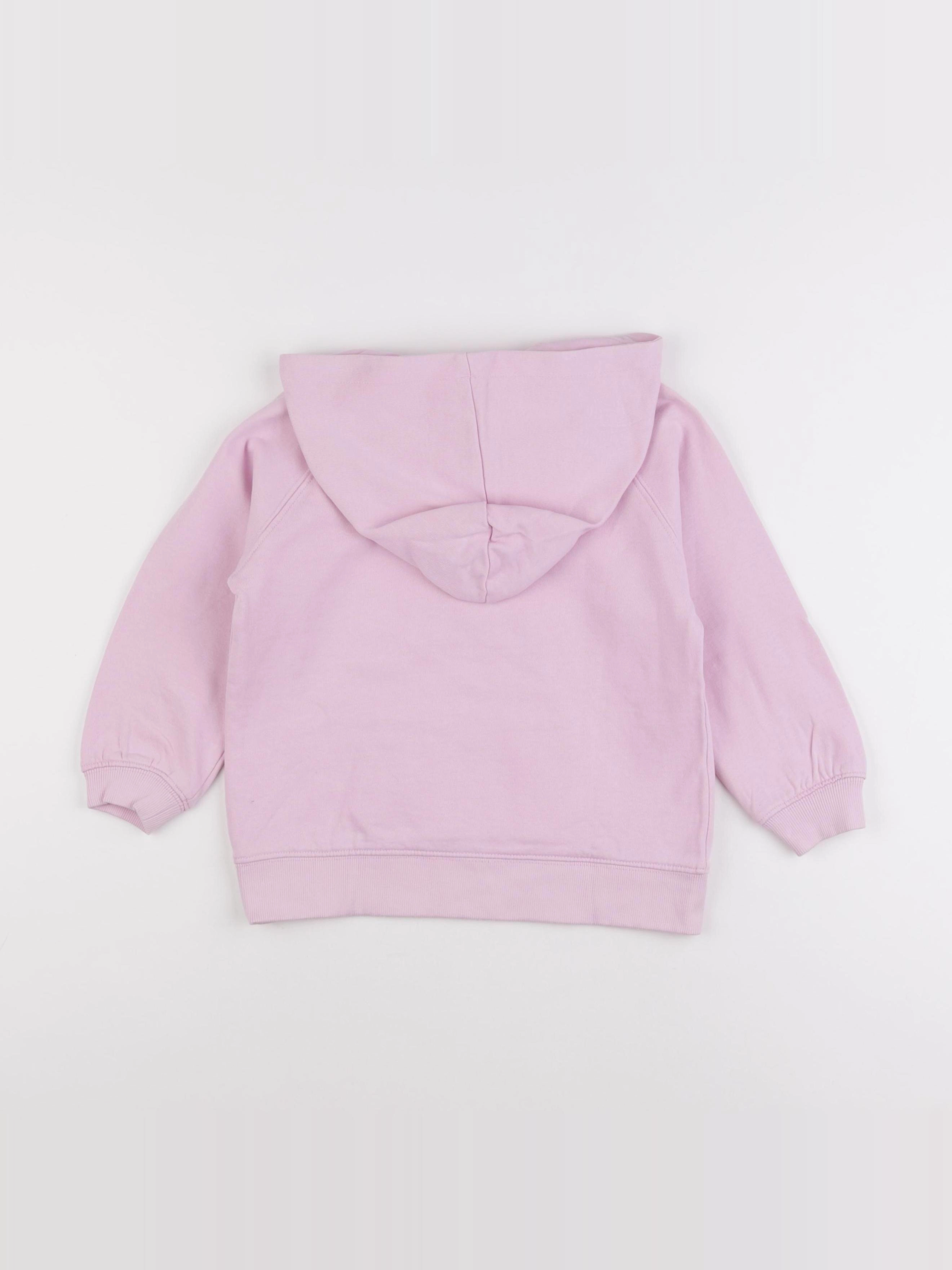 Vertbaudet - sweat rose - 5 ans